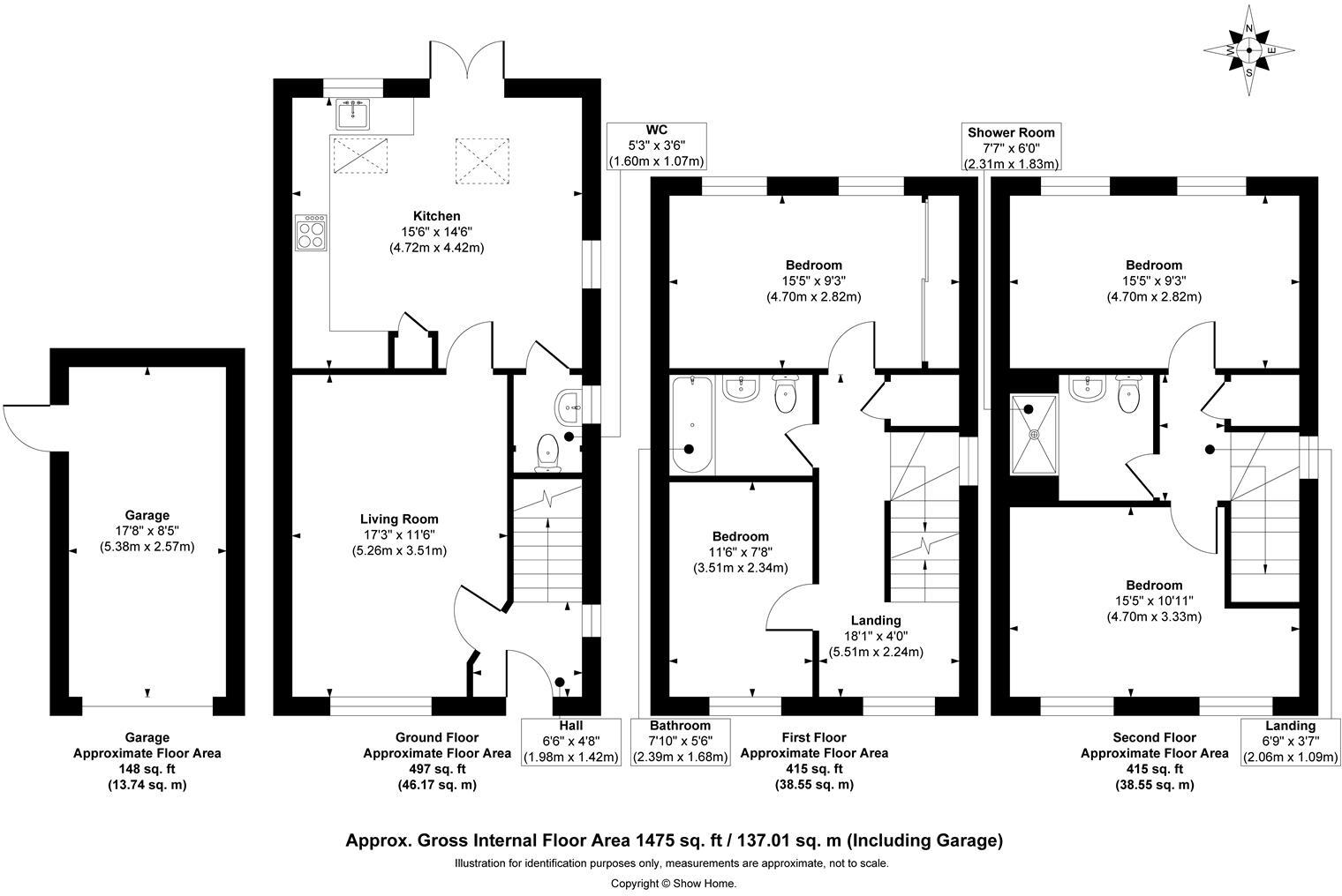 Naylor Avenue, Yeadon, Leeds floorplan