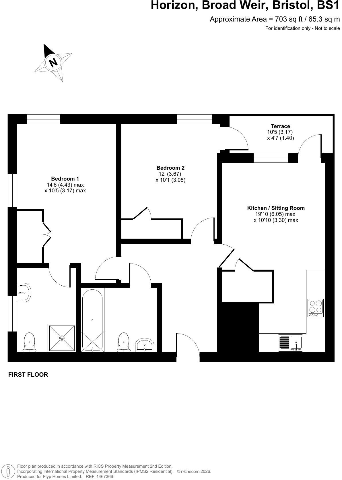 Broad Weir, Bristol floorplan