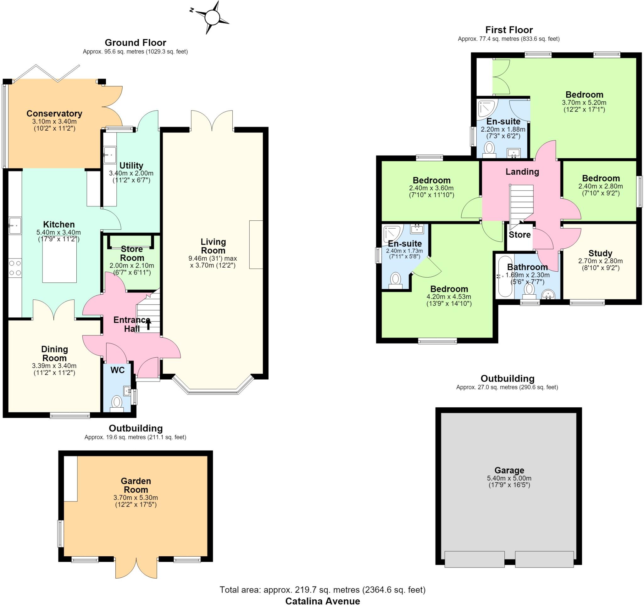 CATALINA AVENUE, Chafford Hundred, Grays floorplan