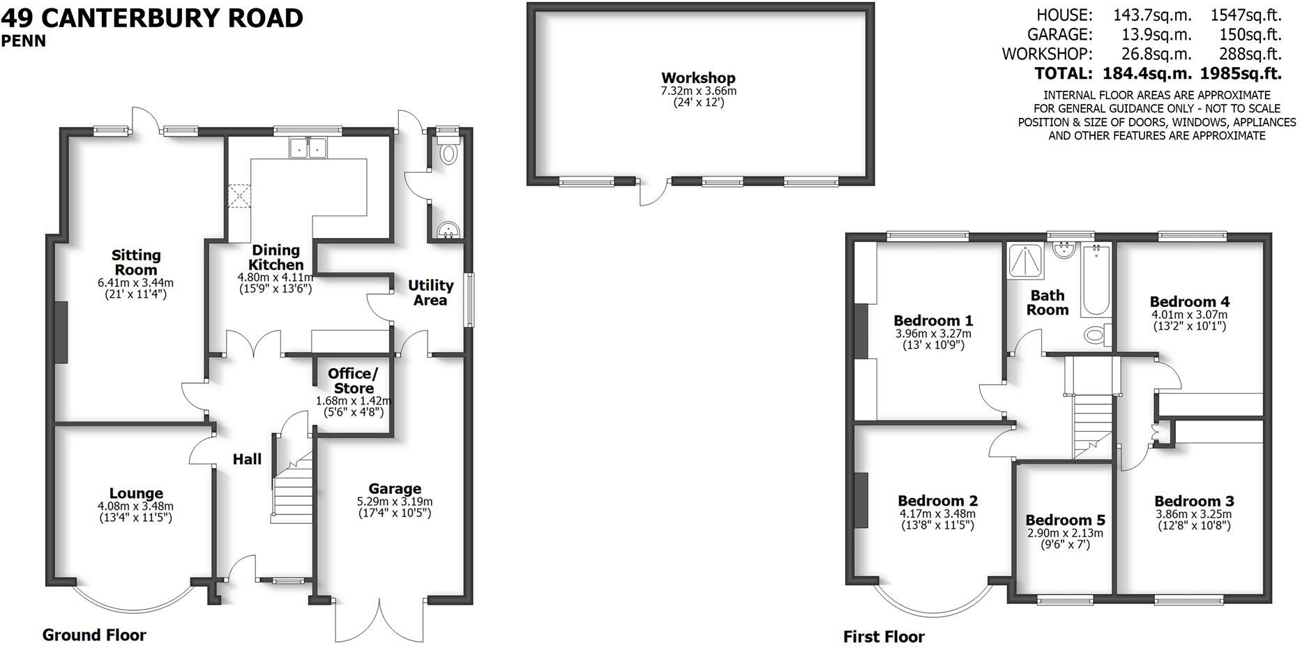 49 Canterbury Road, Penn, Wolverhampton floorplan