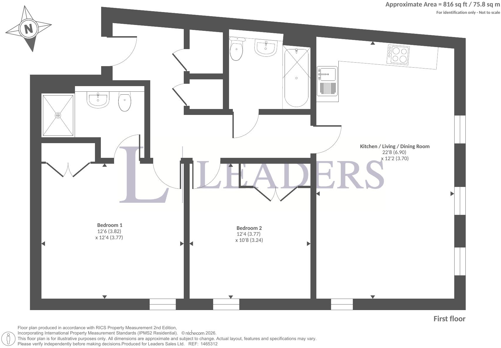Copper Beech House, Heathside Crescent, Woking floorplan