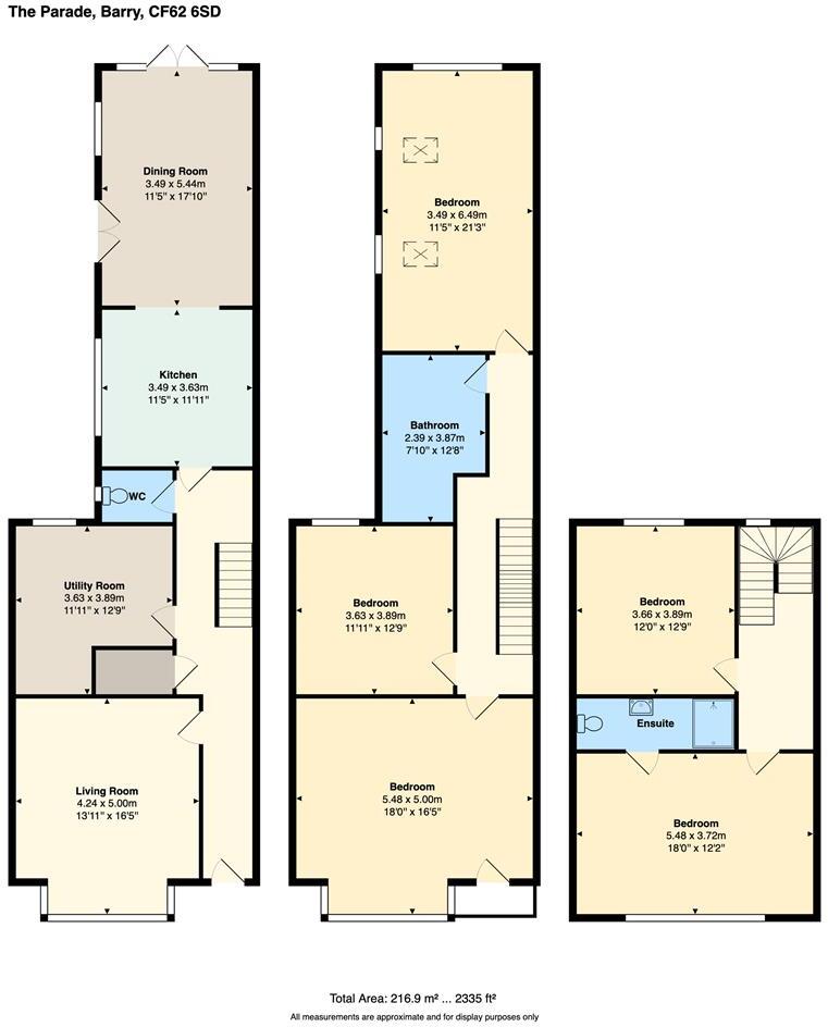 The Parade, Barry floorplan