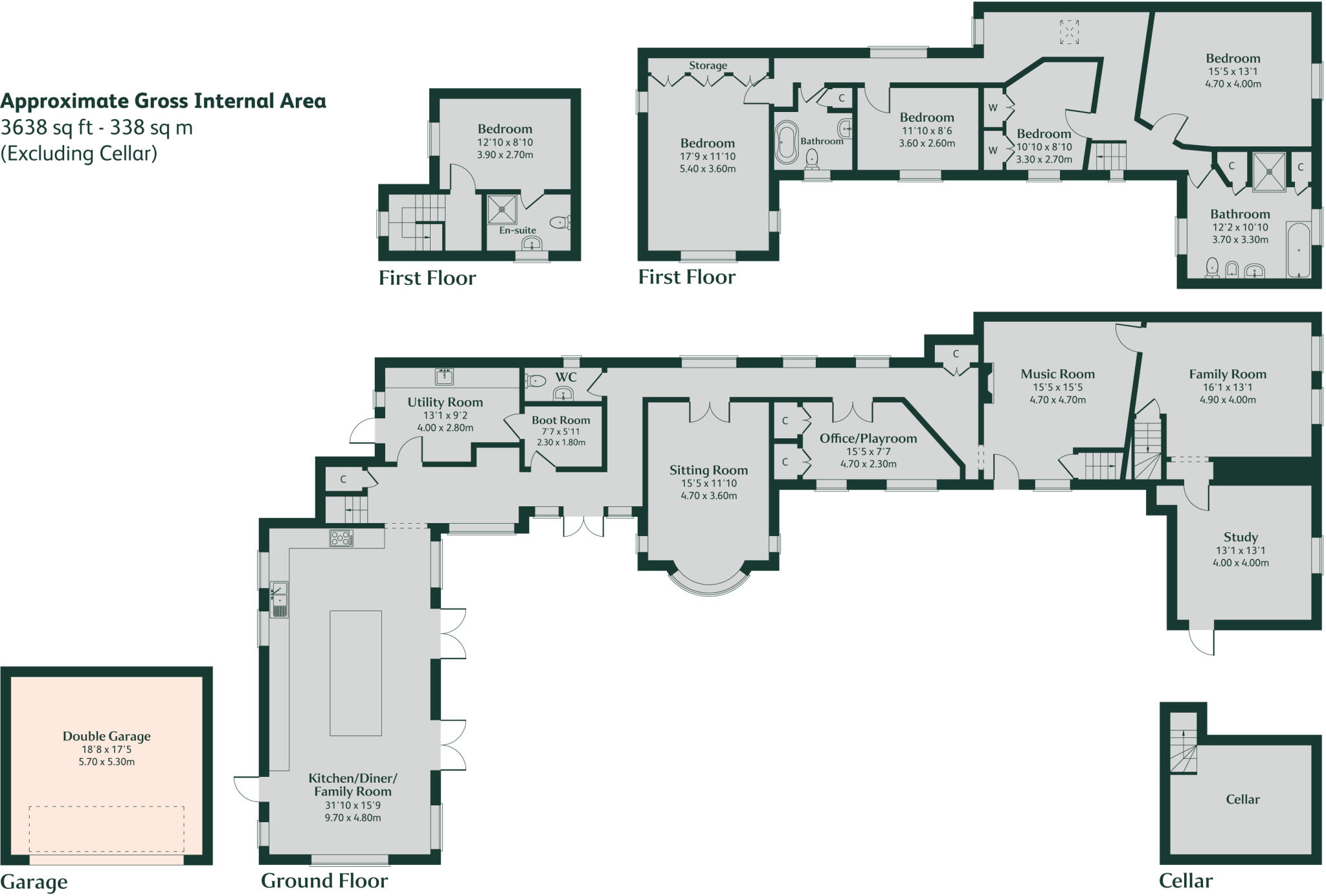 Blacksmith's Lane, Smeeton Westerby floorplan