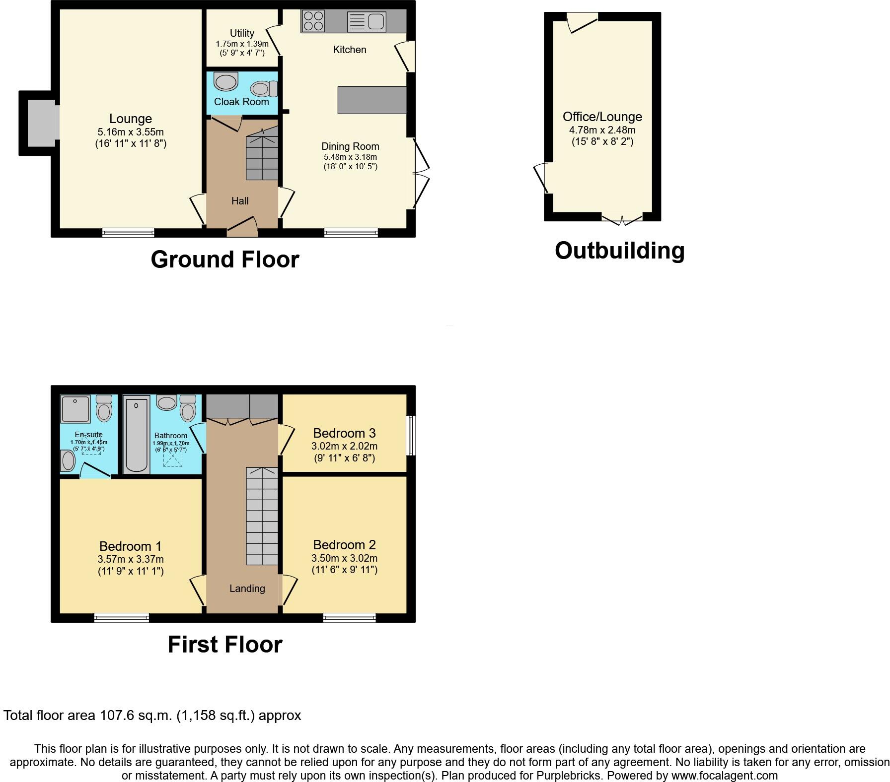 Touchstone Road, Warwick, CV34 floorplan