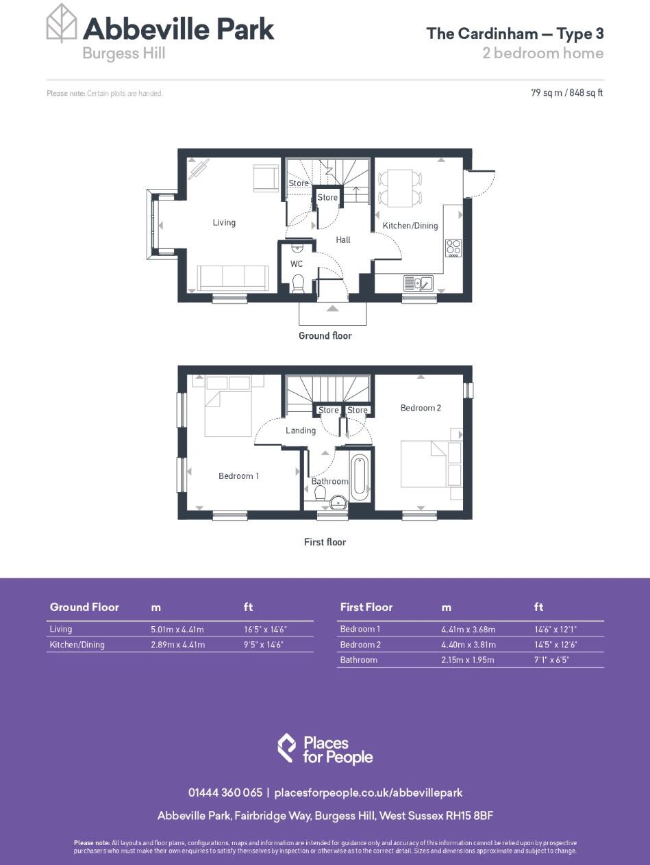 The Cardinham, Abbeville Park, Burgess Hill floorplan