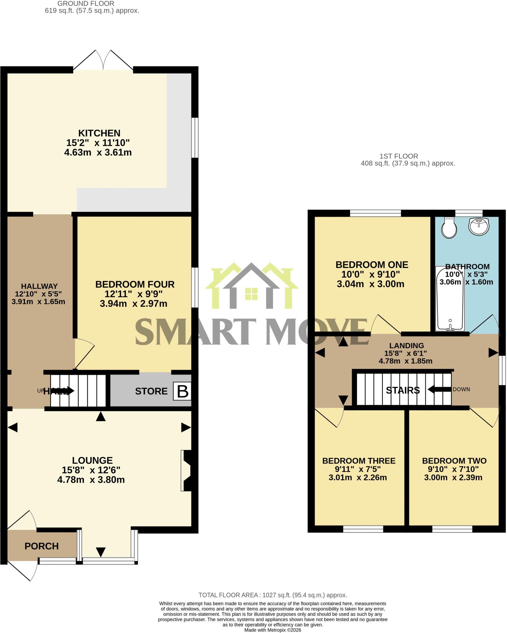 Rufford Road, Crossens, Southport floorplan