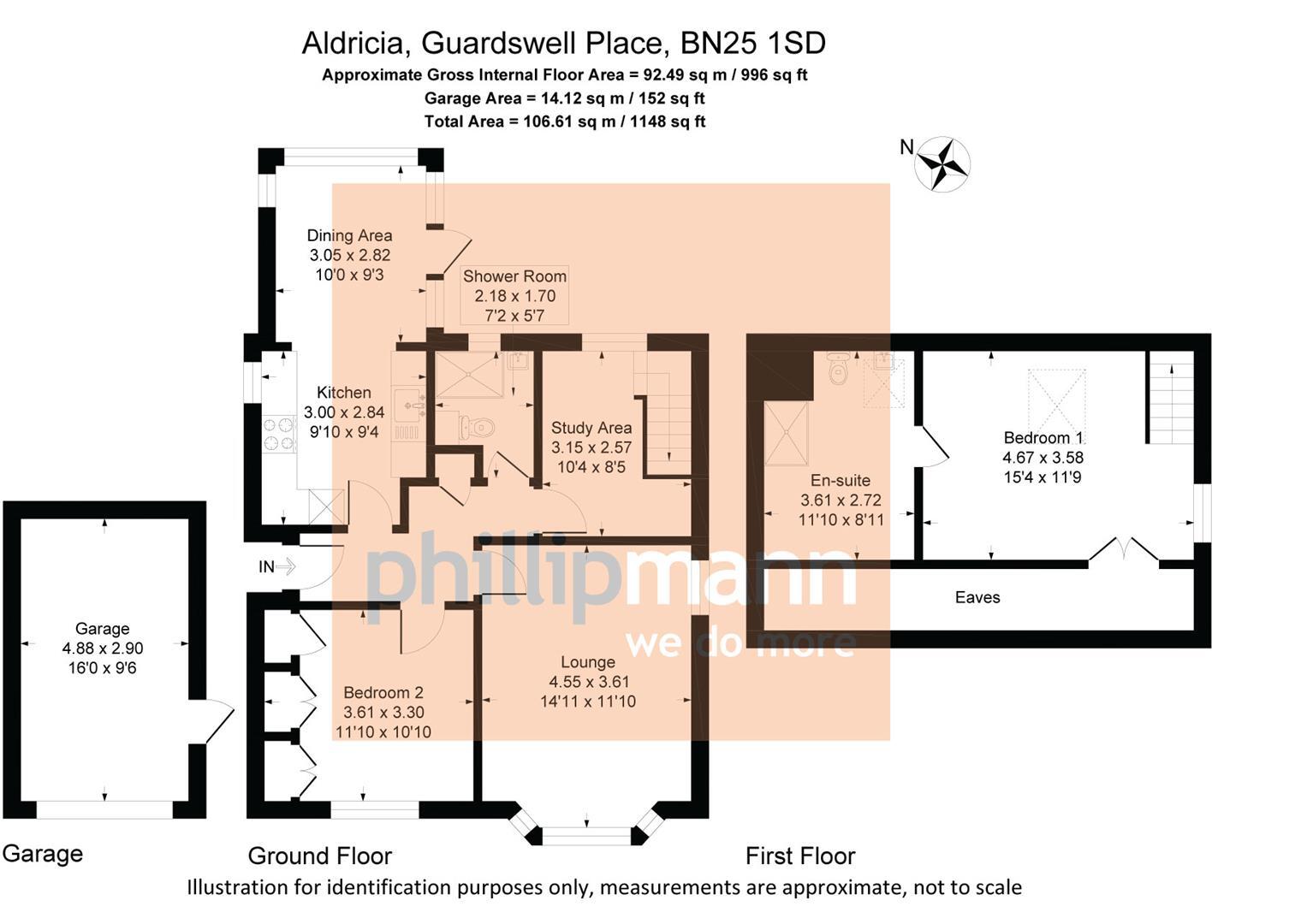 Guardswell Place, Seaford floorplan