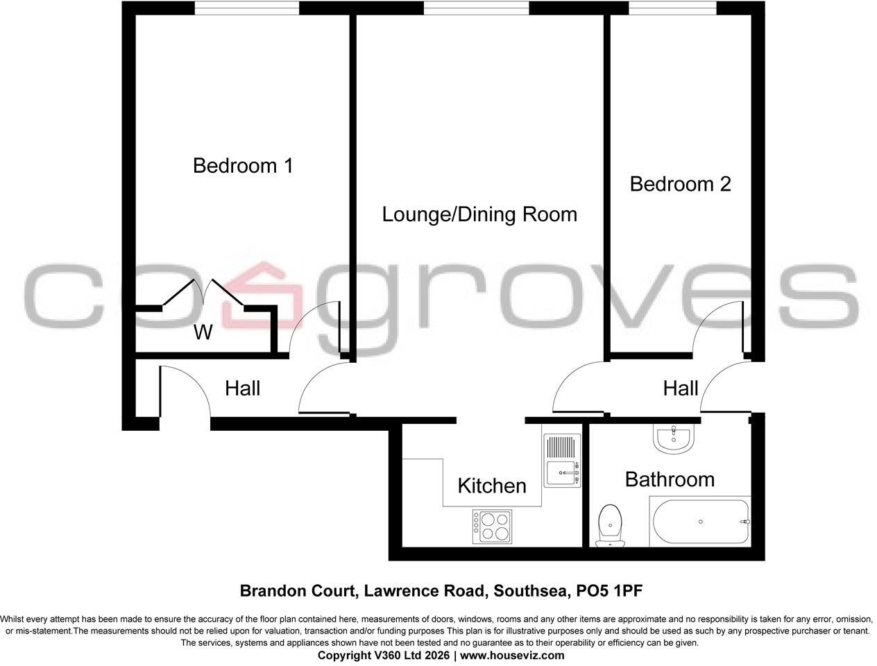Lawrence Road, Southsea floorplan