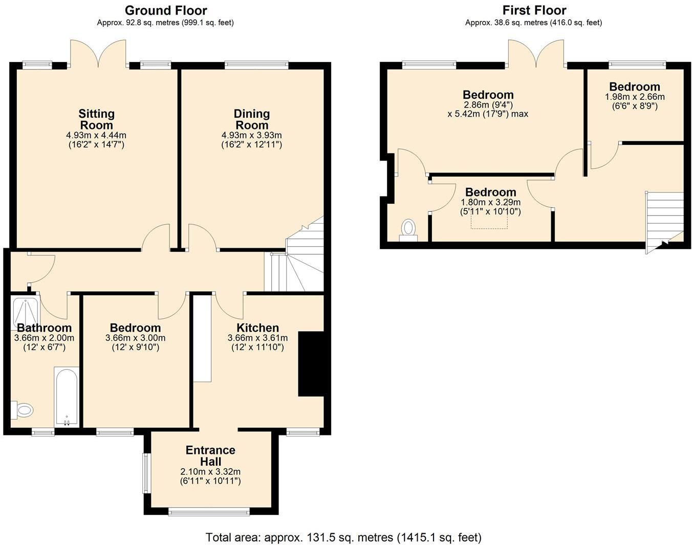 Sandy Lane, Hindley, Wigan floorplan