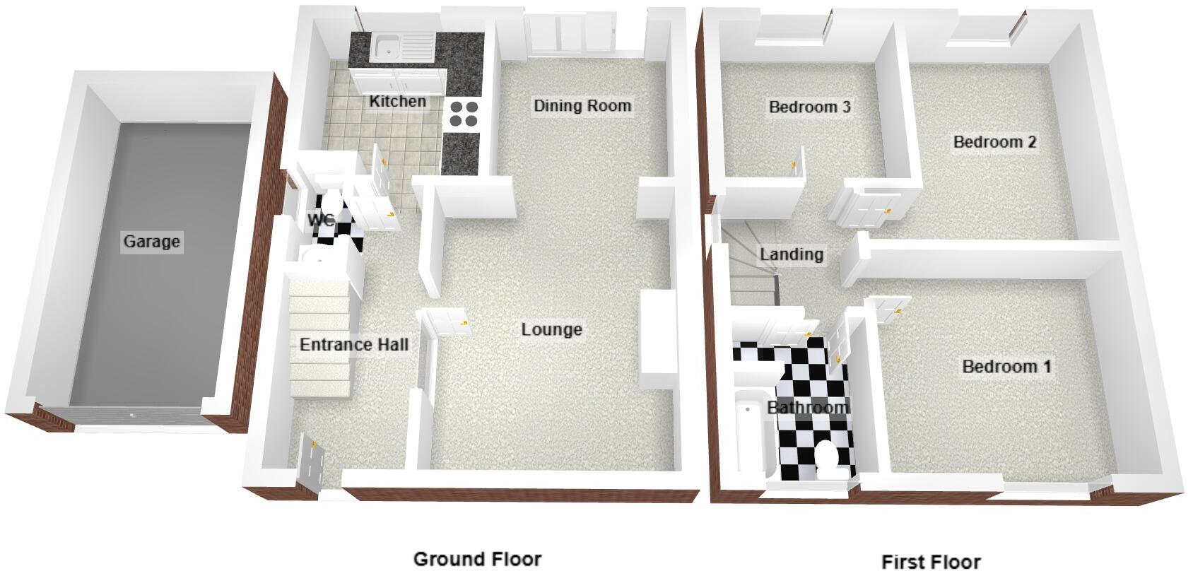 Springfield Mews, Swanage, Dorset floorplan