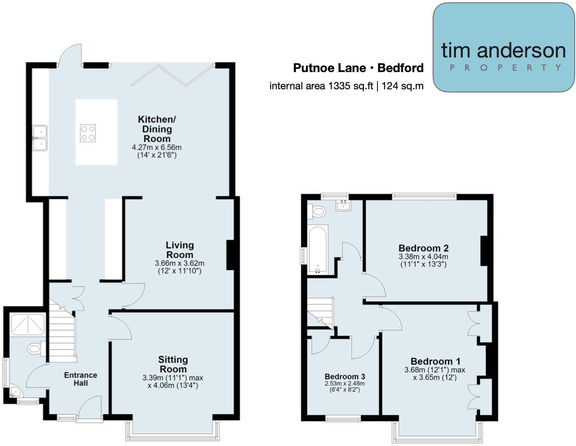 Putnoe Lane | Bedford | Beds | MK41 | wow factor kitchen floorplan