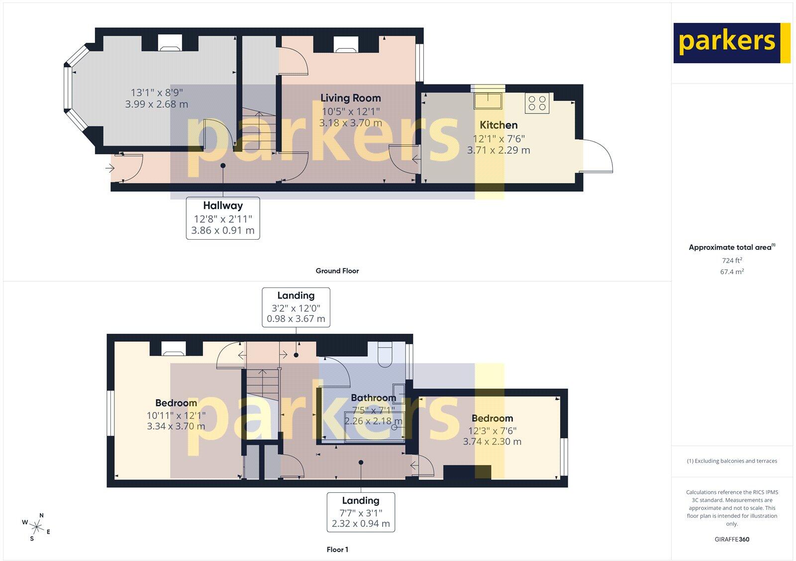 Cholmeley Road, Reading, Berkshire, RG1 floorplan