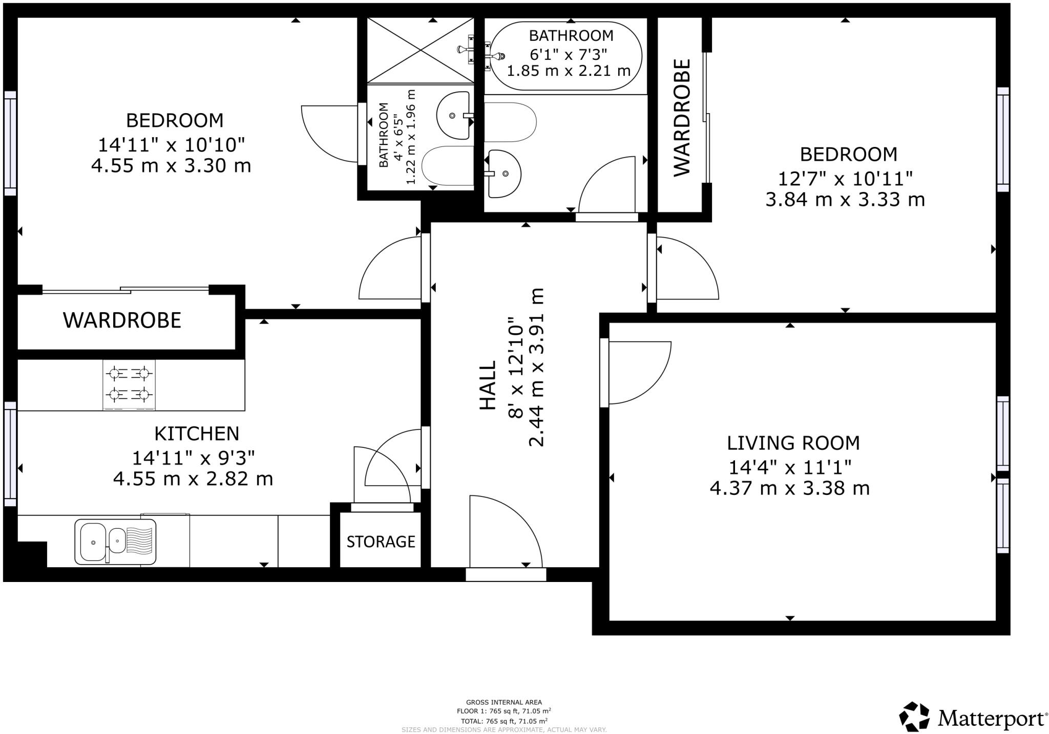 Strathcona Drive, Flat 0/2, Anniesland, Glasgow, G13 floorplan