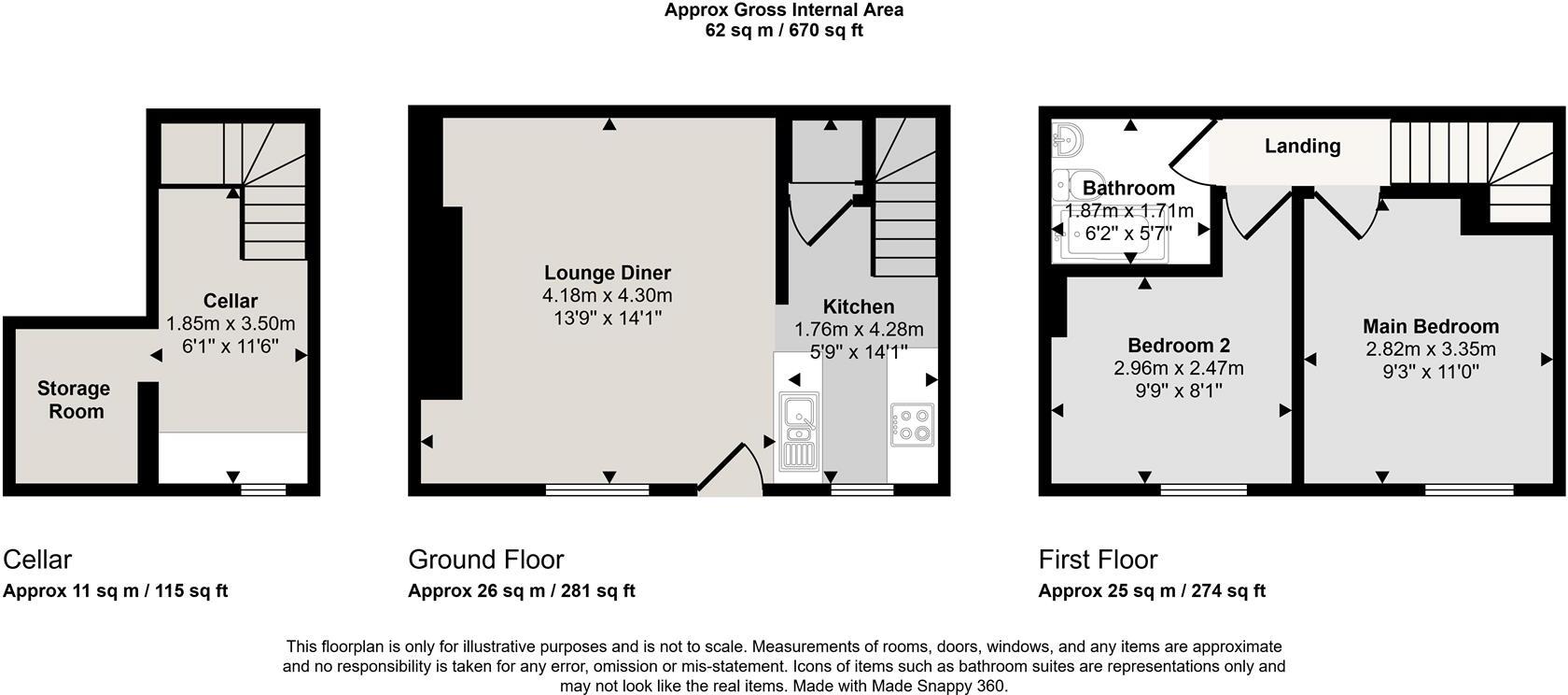 Aire View, Silsden, floorplan