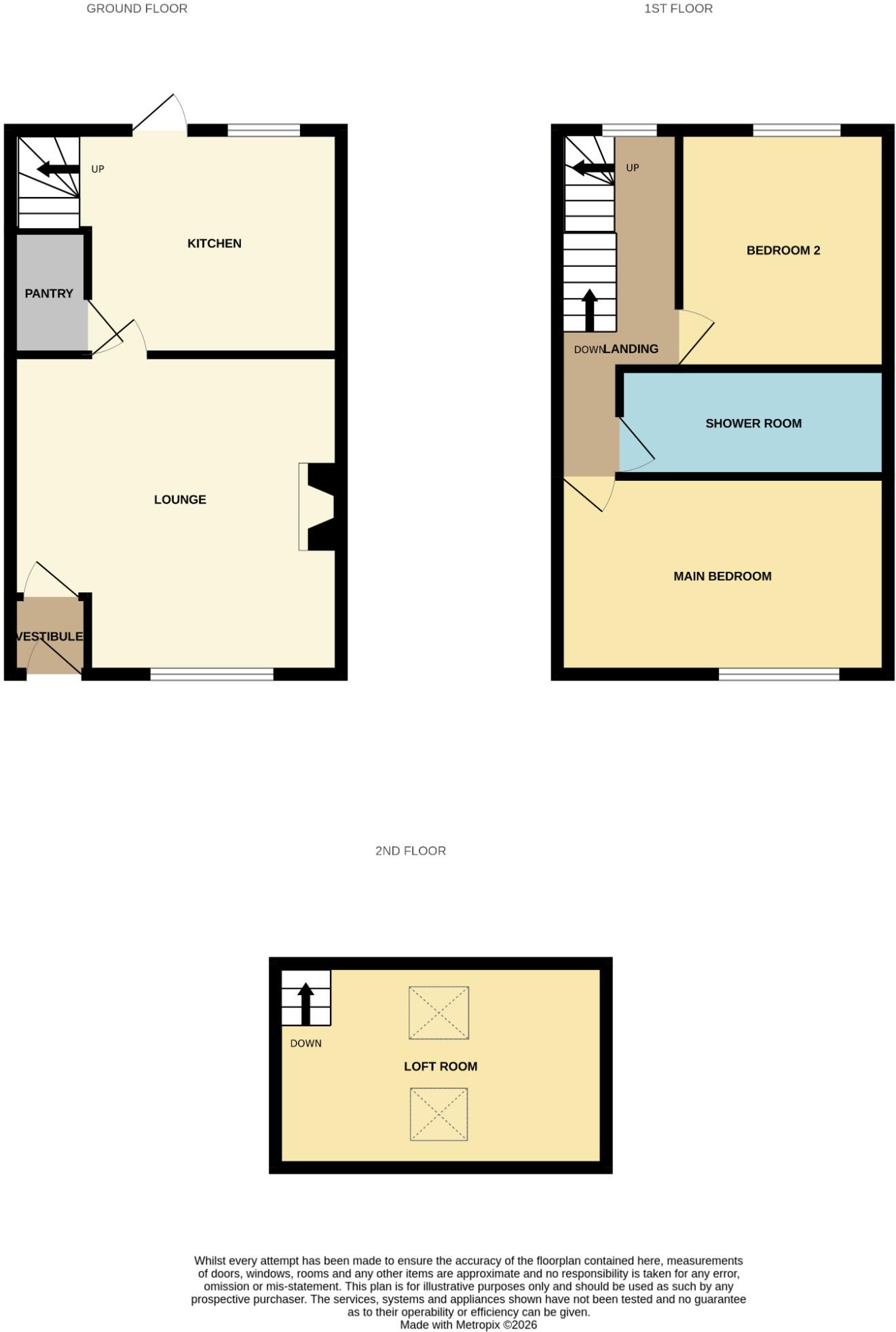 20 Mount View, Uppermill floorplan