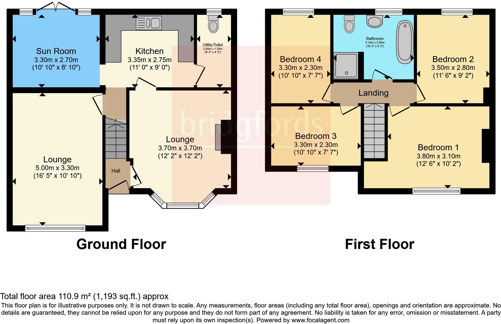 School Road, Peak Dale, Buxton, Derbyshire, SK17 floorplan