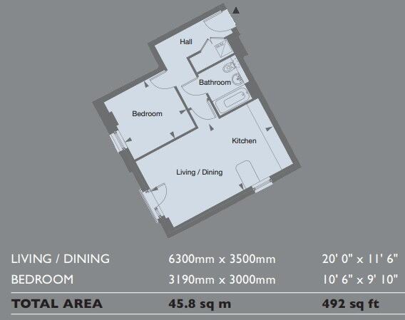 City Walk Apartments, 31 Perry Vale, London, London, SE23 floorplan