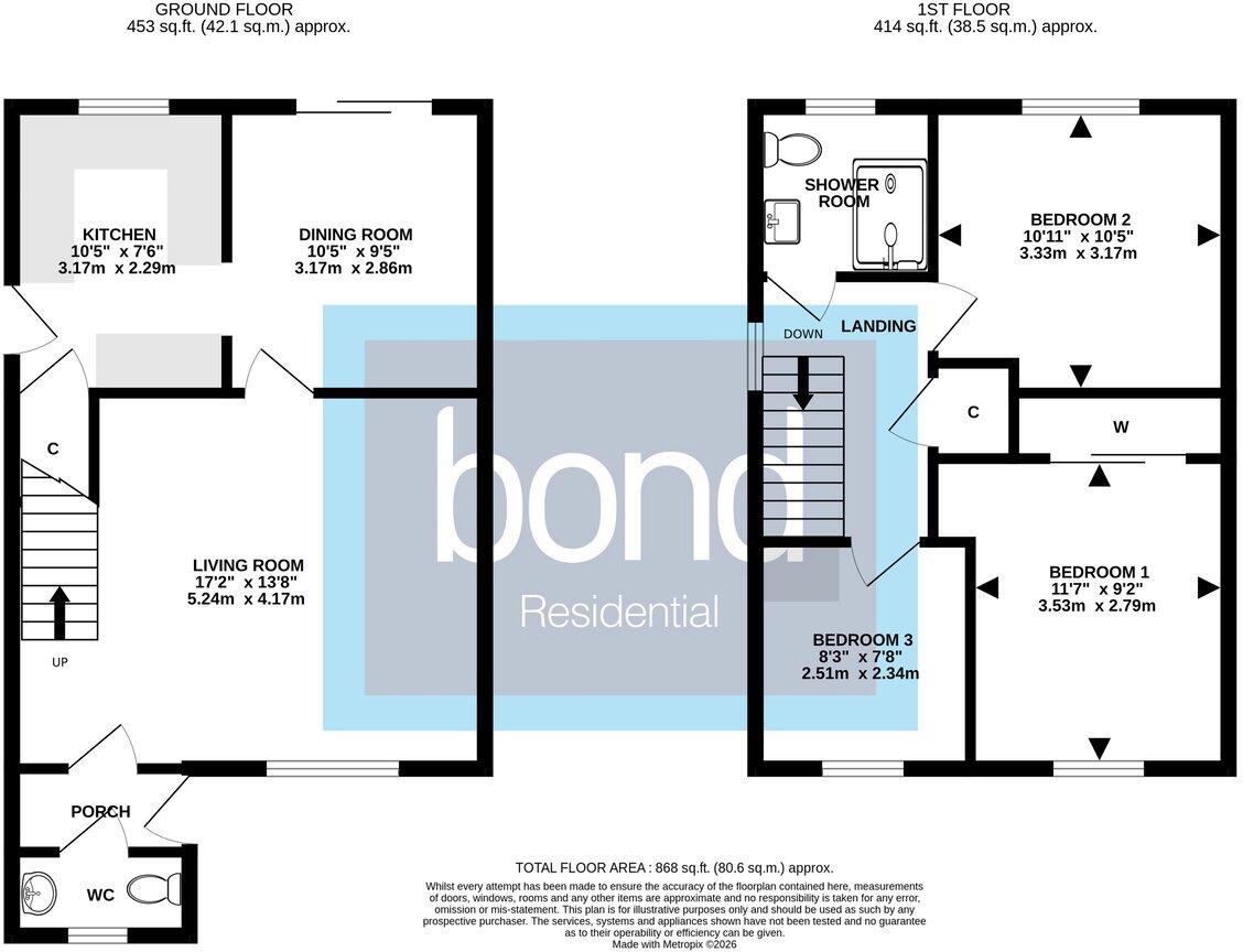 Paddock Drive, Springfield, Chelmsford, CM1 floorplan