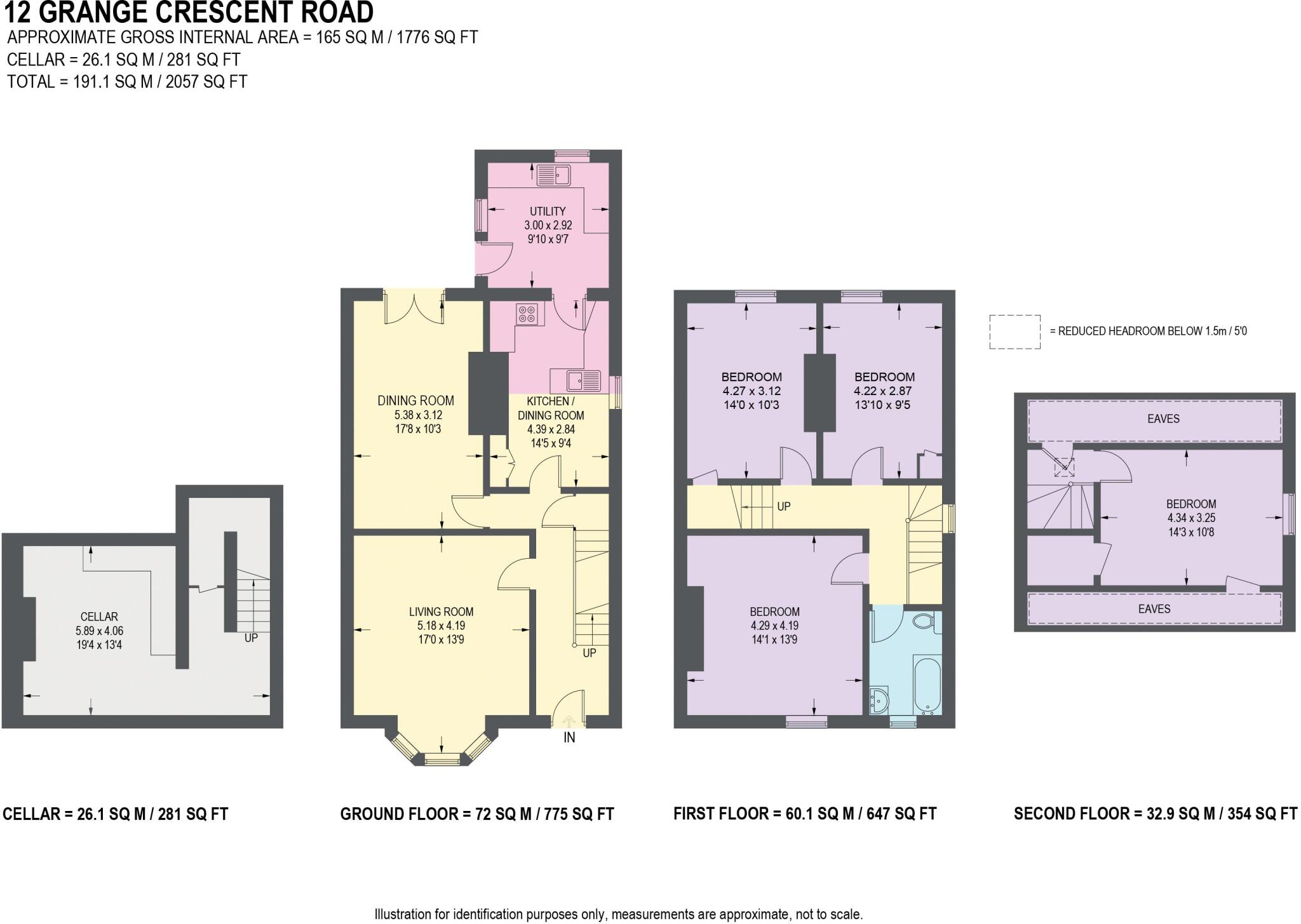 Grange Crescent Road, Sharrow, Sheffield, S11 floorplan