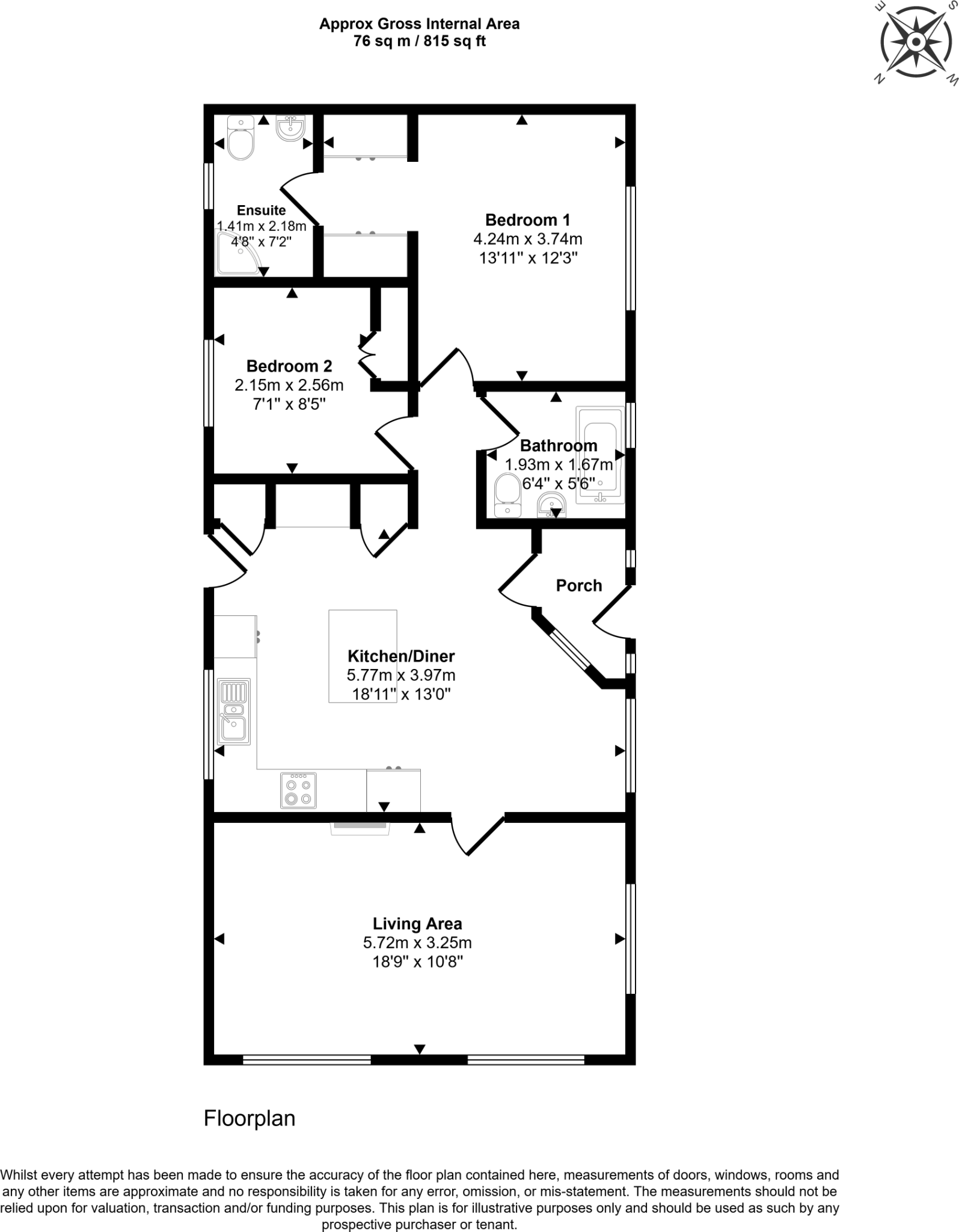 Andover, Hampshire, SP11 floorplan