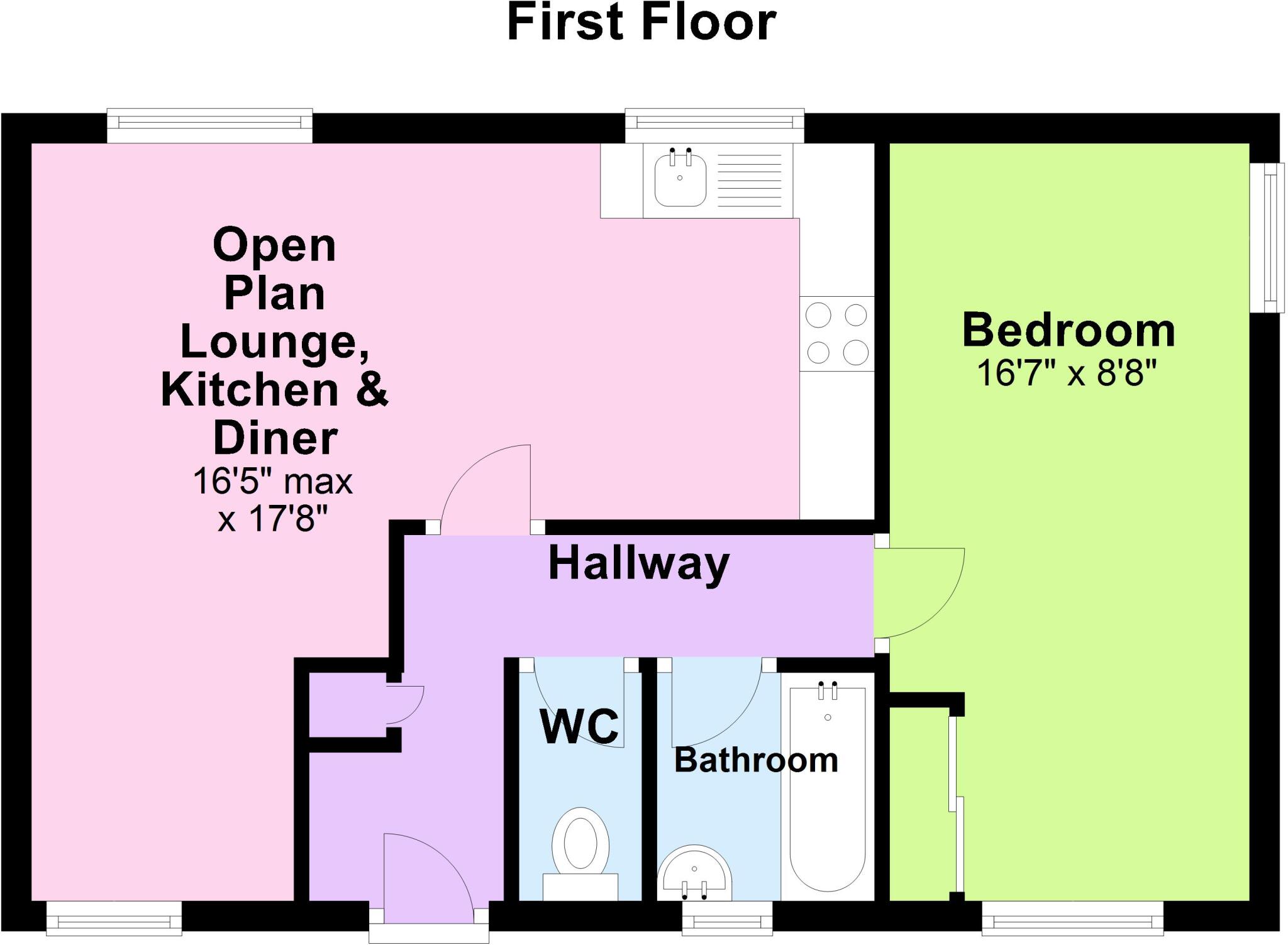 TALL PINES, PLANTATION ROAD floorplan