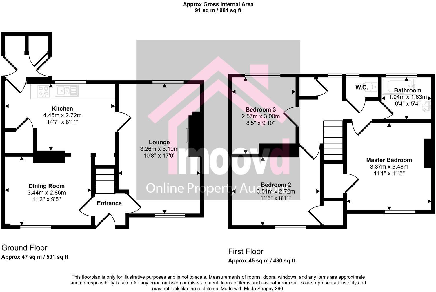 Park House Gardens, Sherburn Village, Durham floorplan