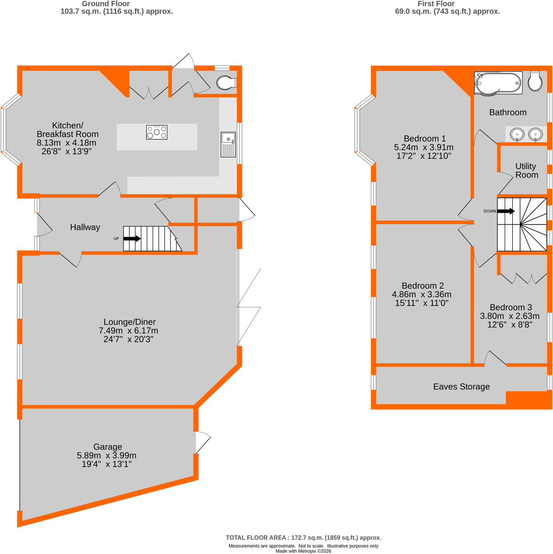 Minster Road, Bromley, BR1 floorplan