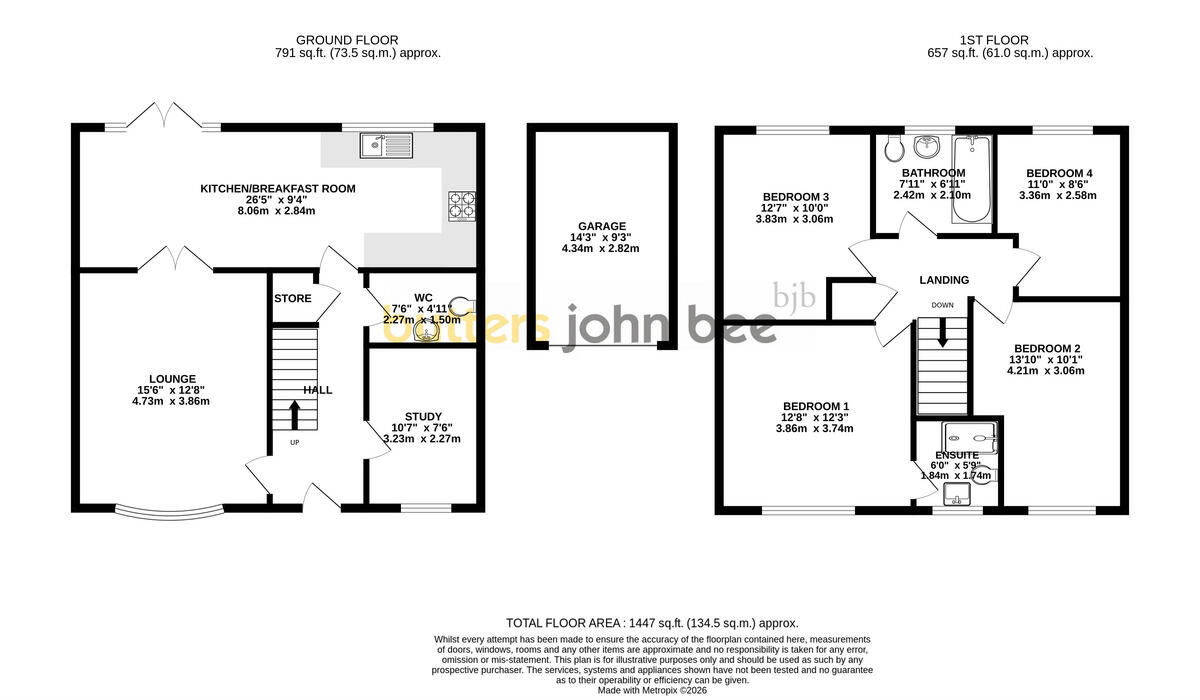 Willow Road, Norton Canes, Cannock floorplan