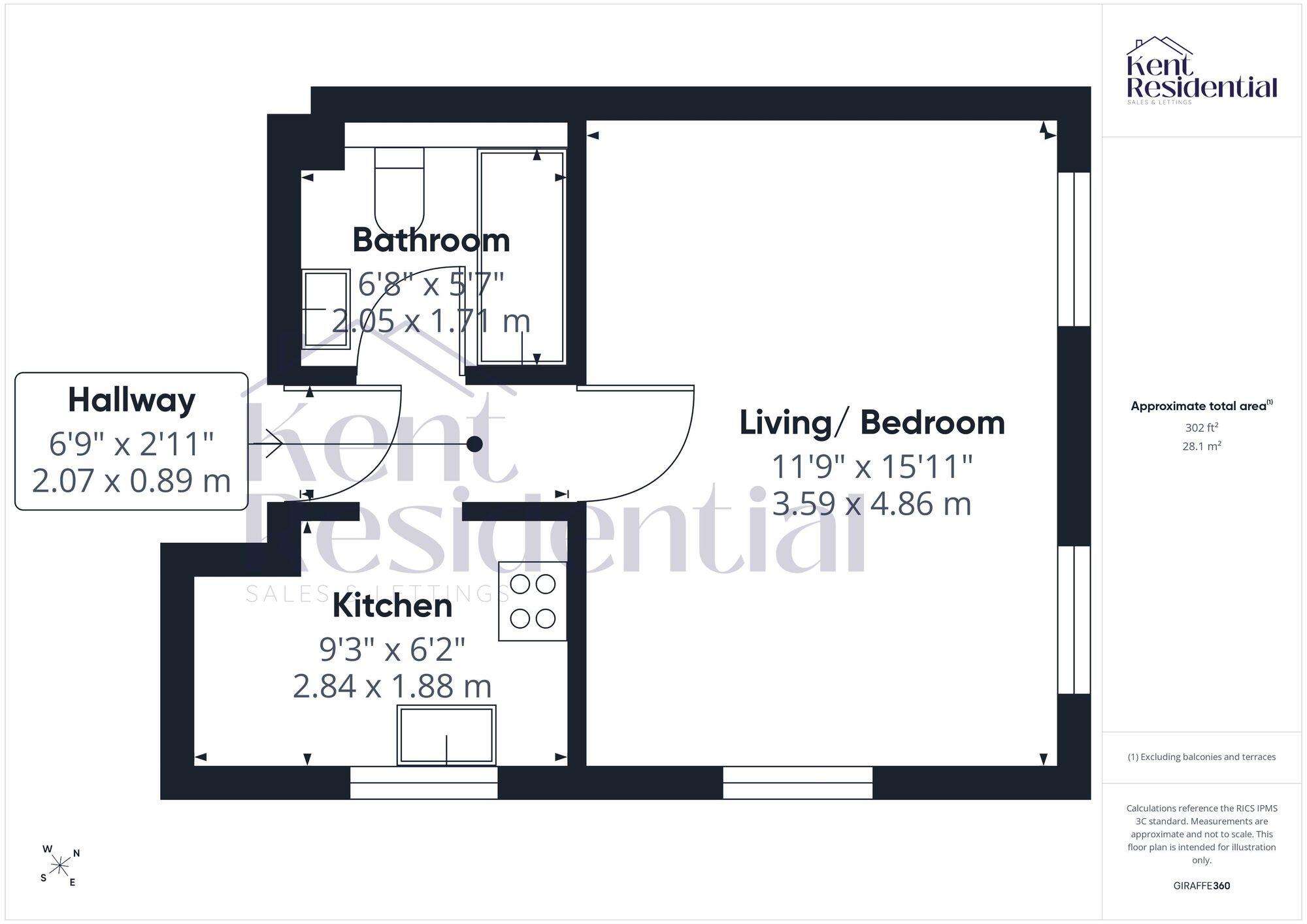Pine Grove, Penenden Heath, ME14 floorplan