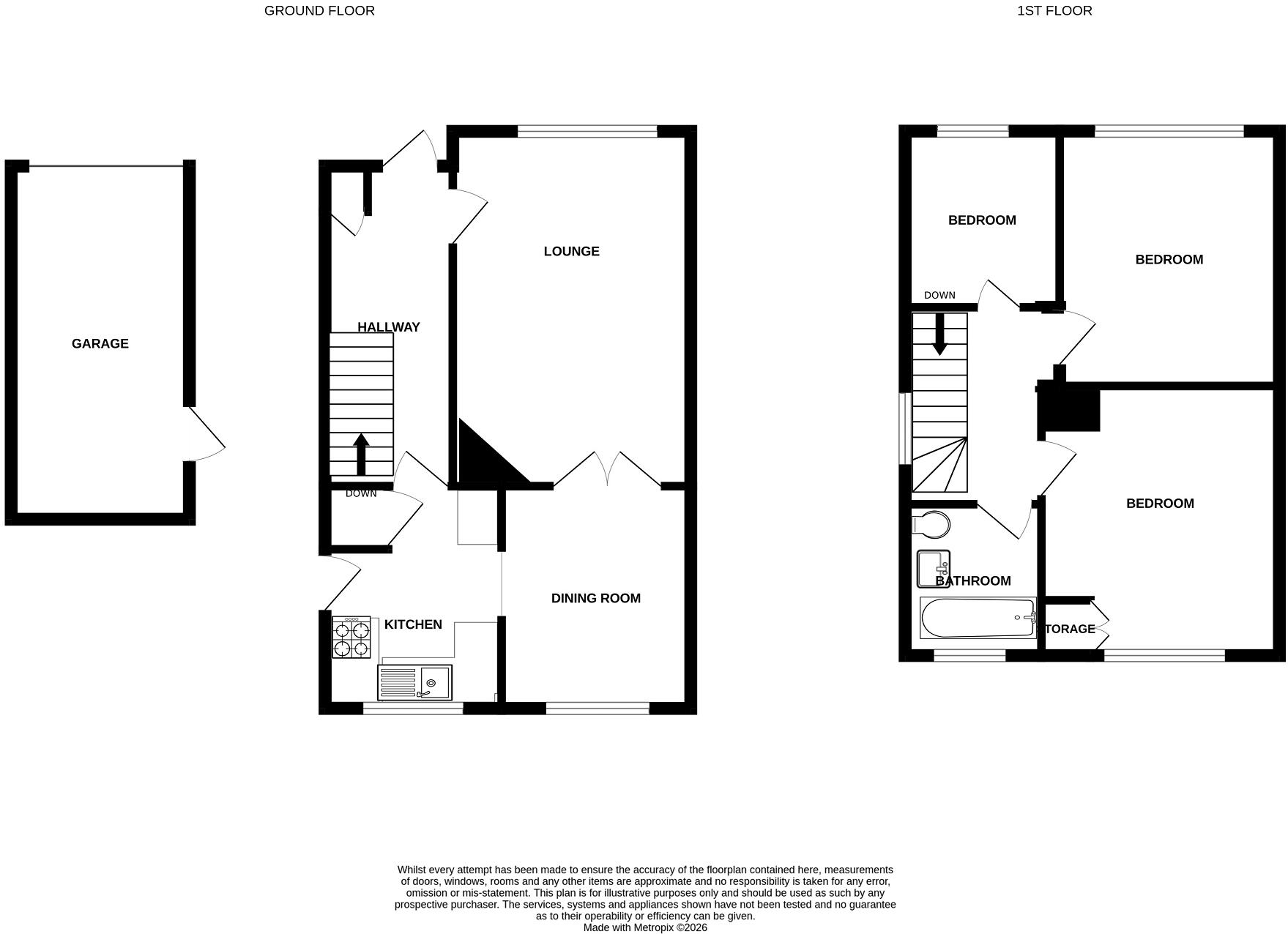 Judith Drive, Countesthorpe, Leicester, Leicestershire. LE8 5QS floorplan