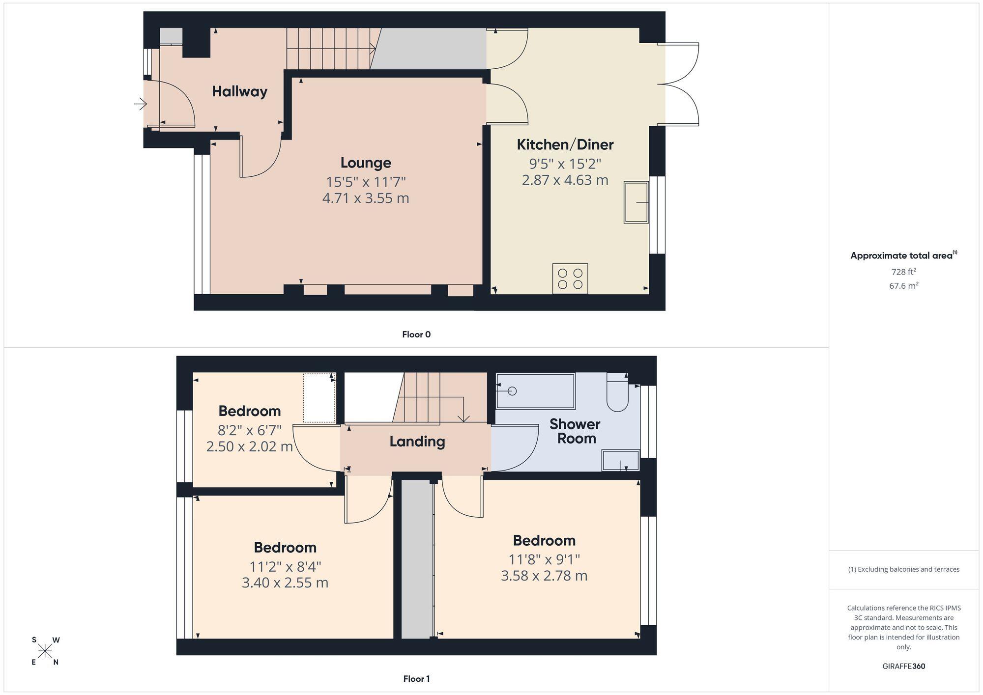 Branksome Avenue, Stanford-Le-Hope, SS17 floorplan