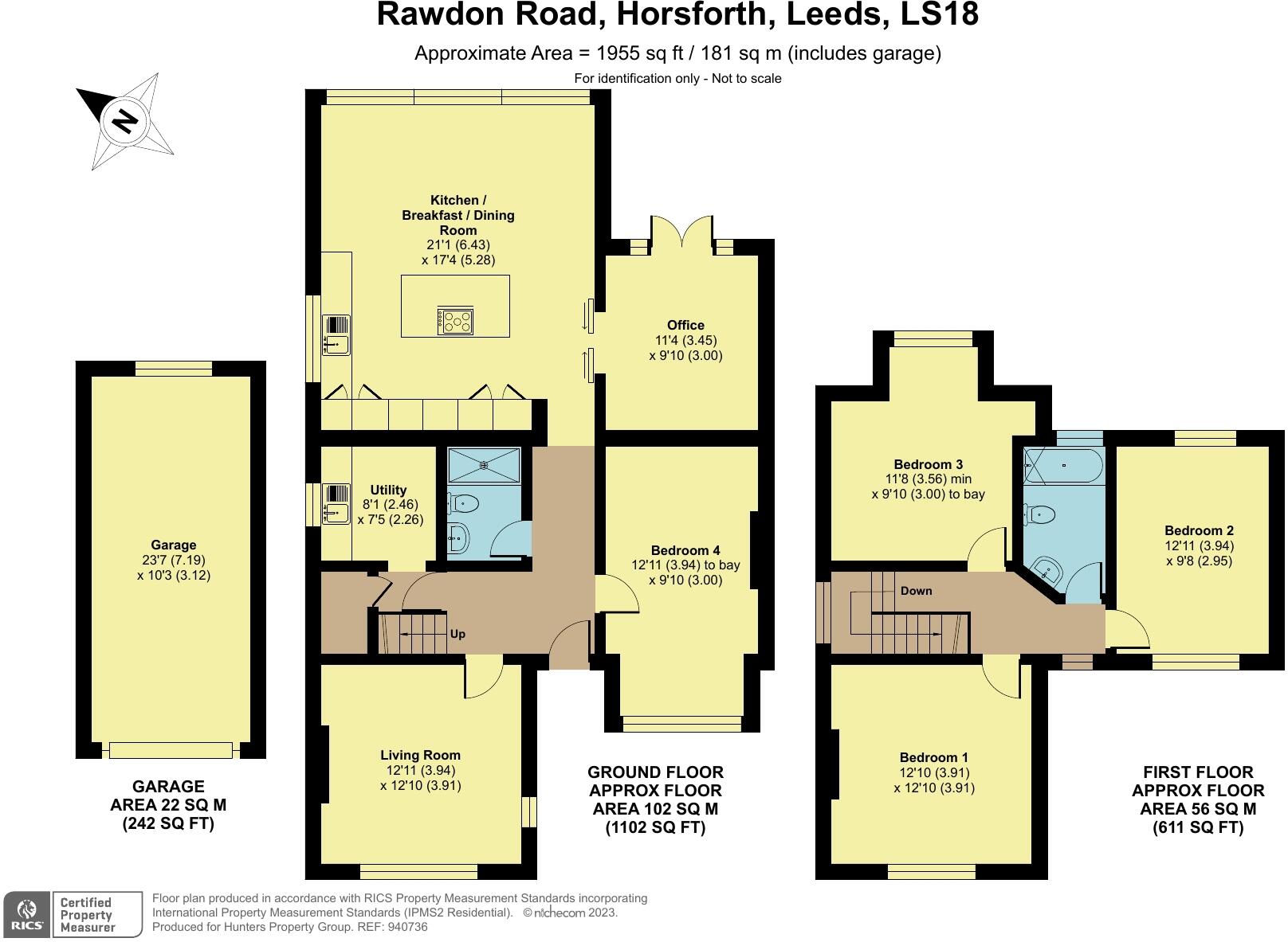 Rawdon Road, Horsforth, Leeds, West Yorkshire floorplan