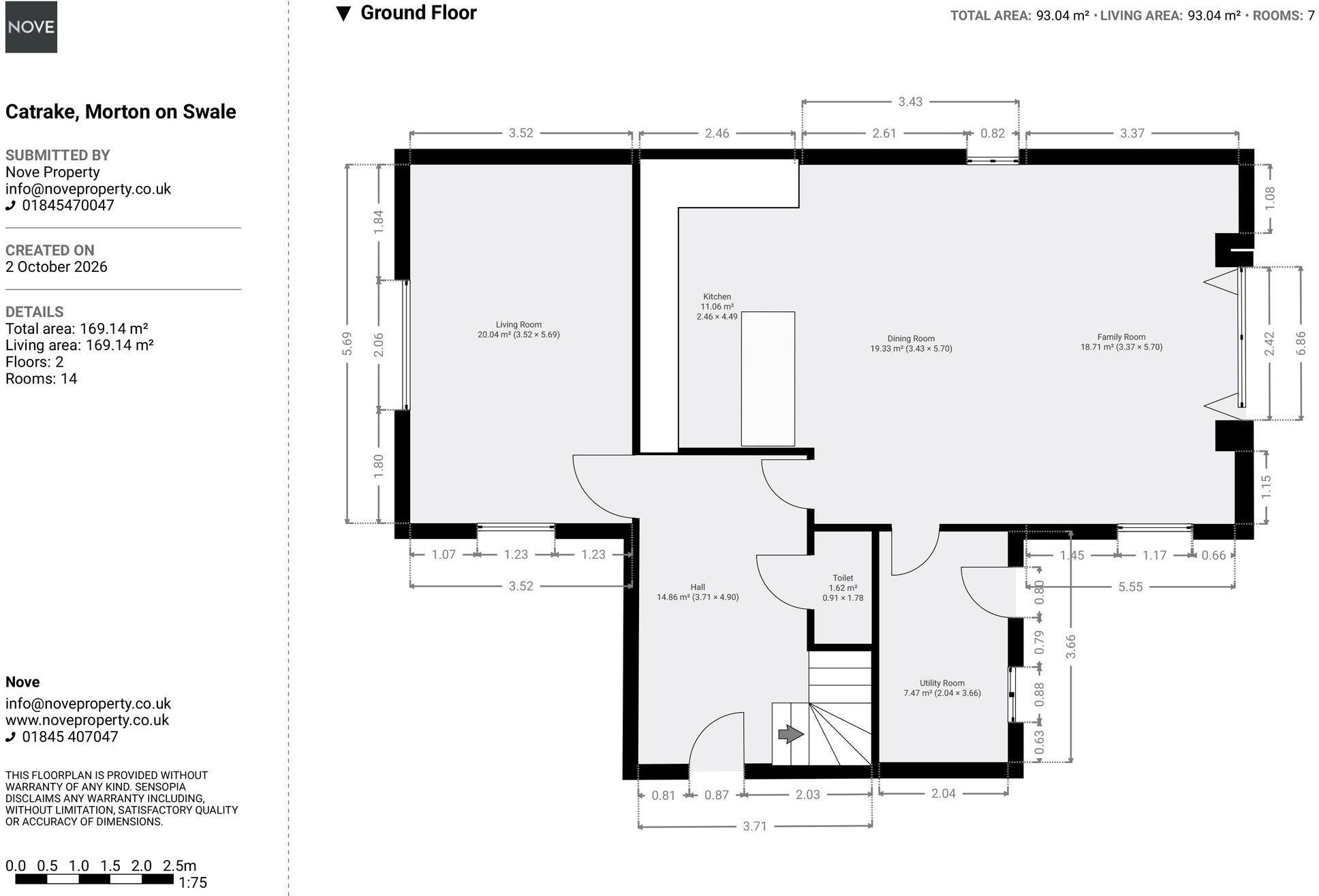 Morton On Swale, Northallerton, DL7 floorplan
