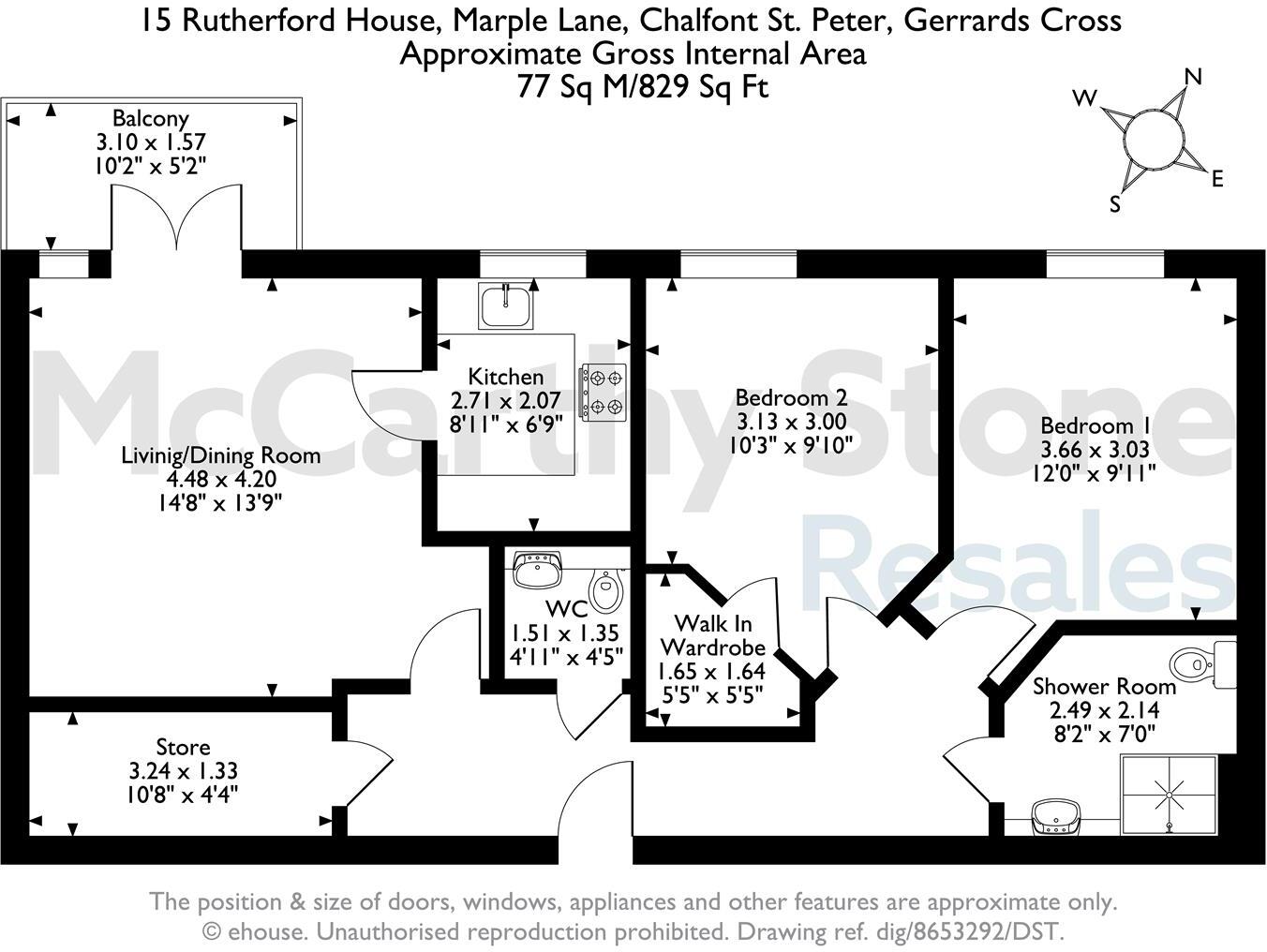 Rutherford House, Marple Lane, Gerrards Cross floorplan