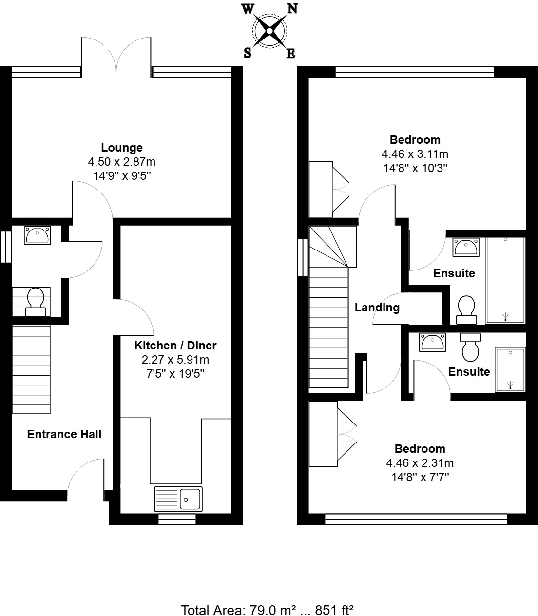 Witney Close, Ipswich, Suffolk floorplan