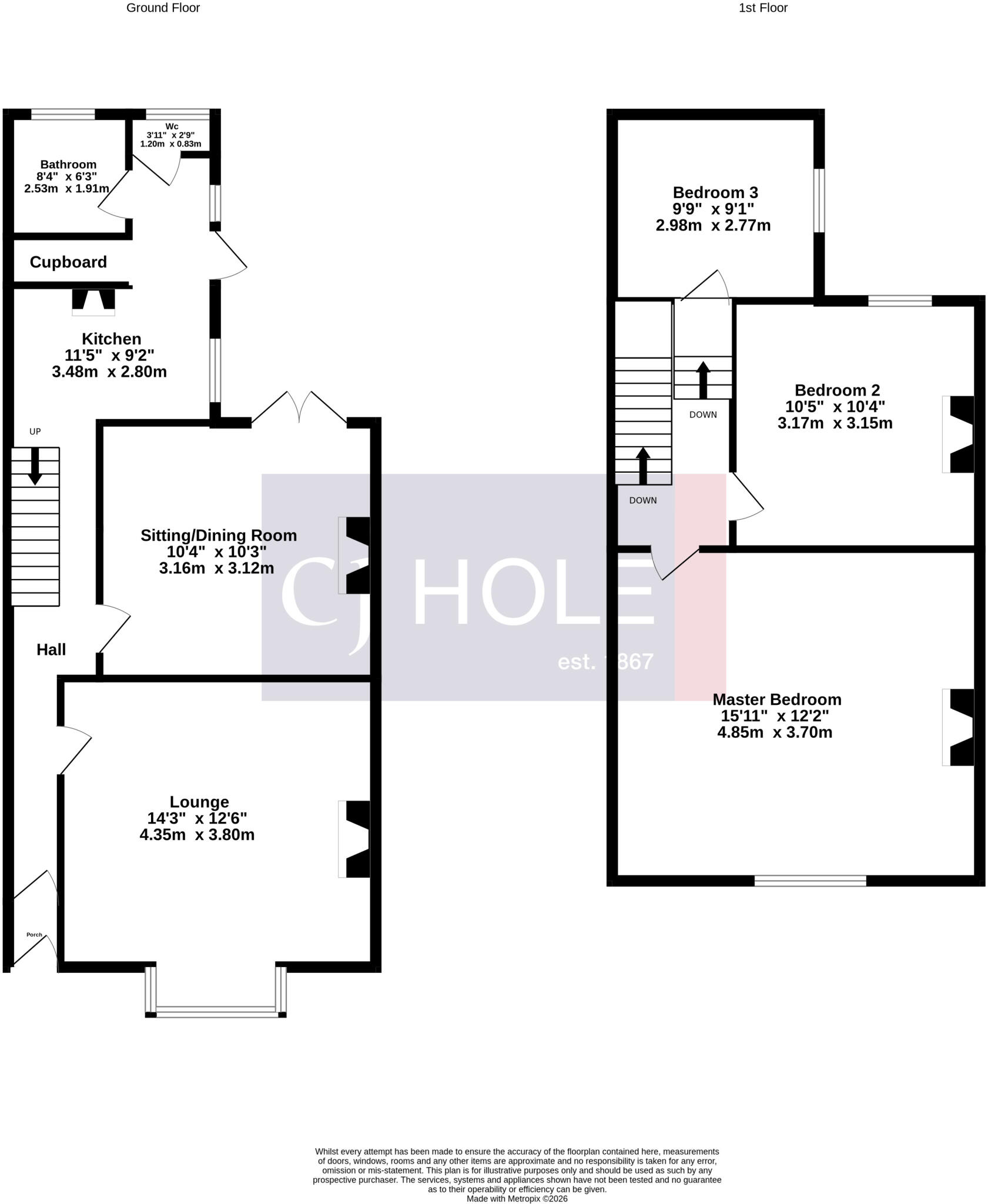 Jubilee Street, Burnham-on-Sea, Somerset, TA8 floorplan
