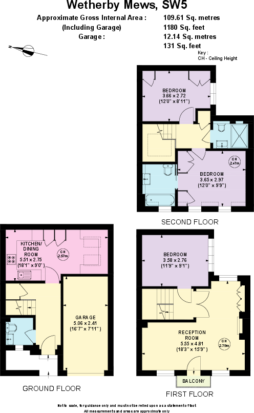 Wetherby Mews, Earls Court, London SW5 floorplan