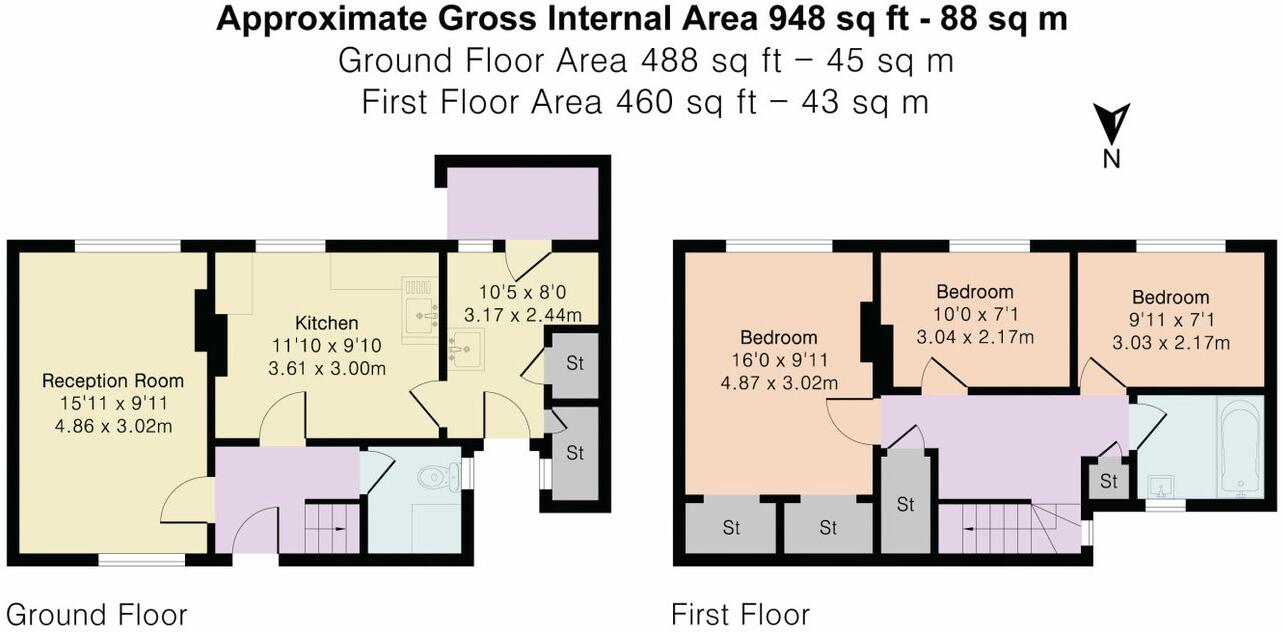 24, Tynings Road, Nailsworth, GL6 floorplan