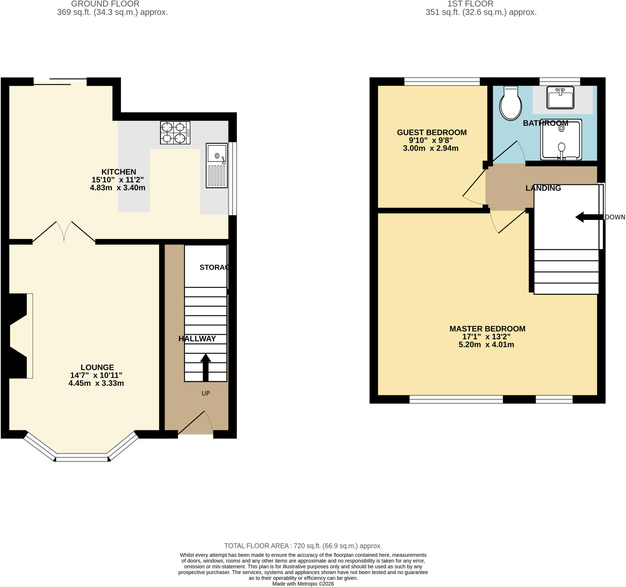 Alexandra Crescent, Oldham, OL1 floorplan