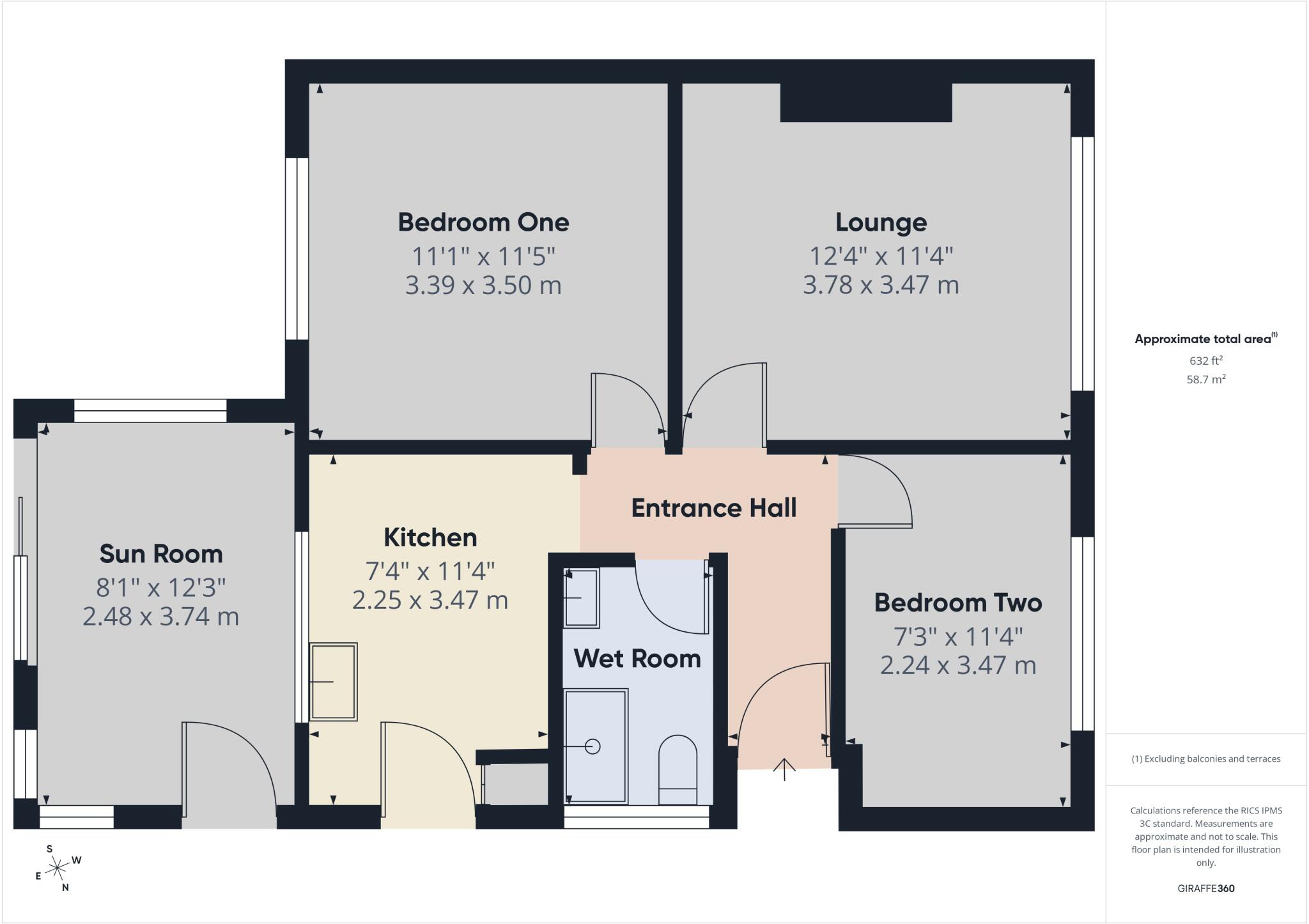 Somerset Gardens, Bridgwater floorplan