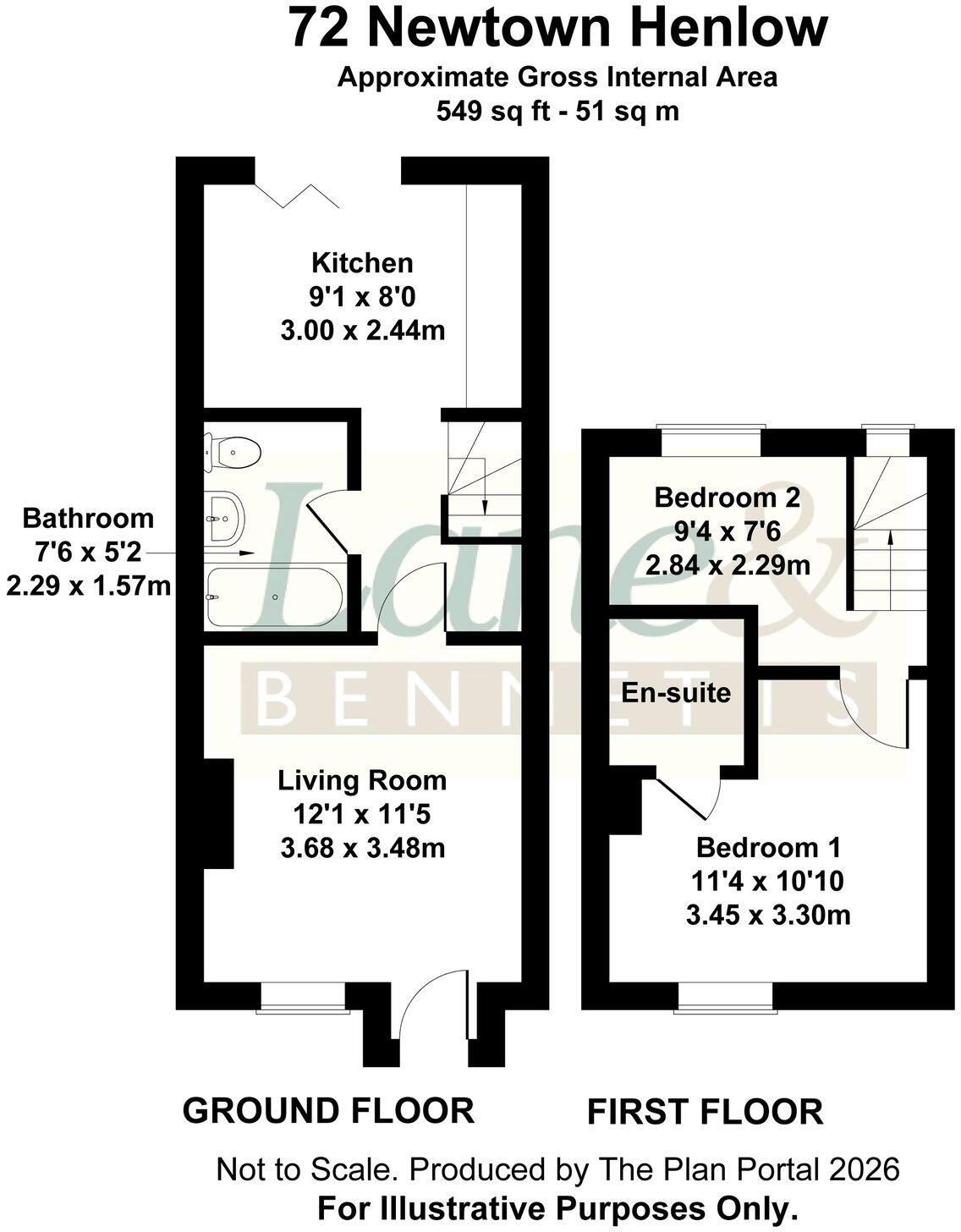 Newtown, Henlow, SG16 floorplan