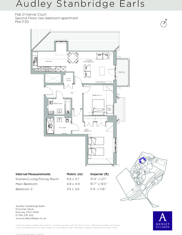 21 Kenne Court, Mortimer Drive, SO51 floorplan