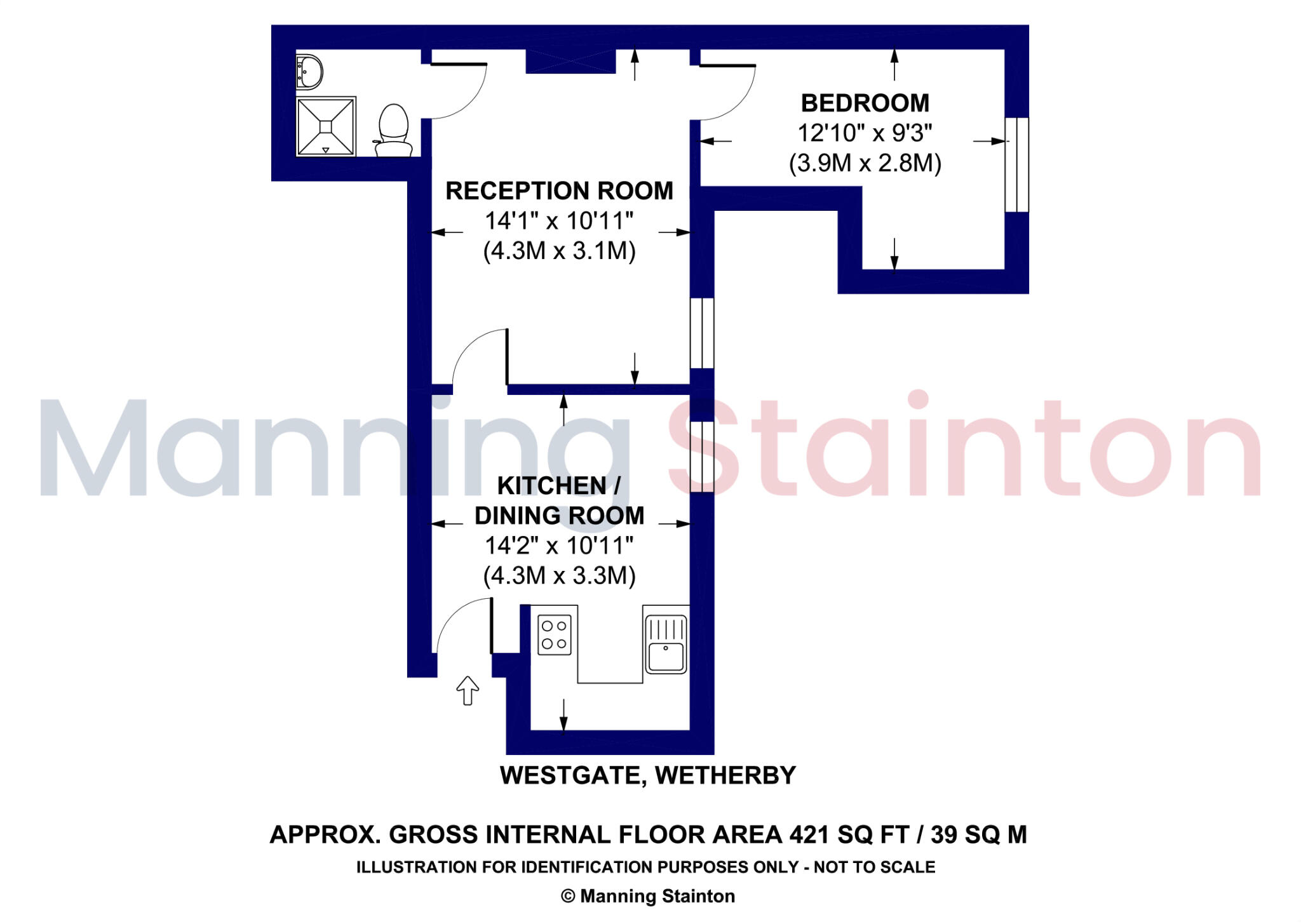 Westgate, Wetherby, West Yorkshire floorplan