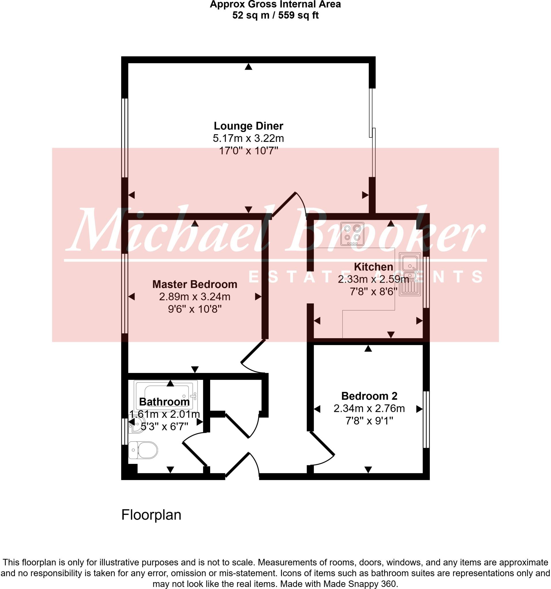 Montargis Way, Crowborough, East Sussex, TN6 floorplan