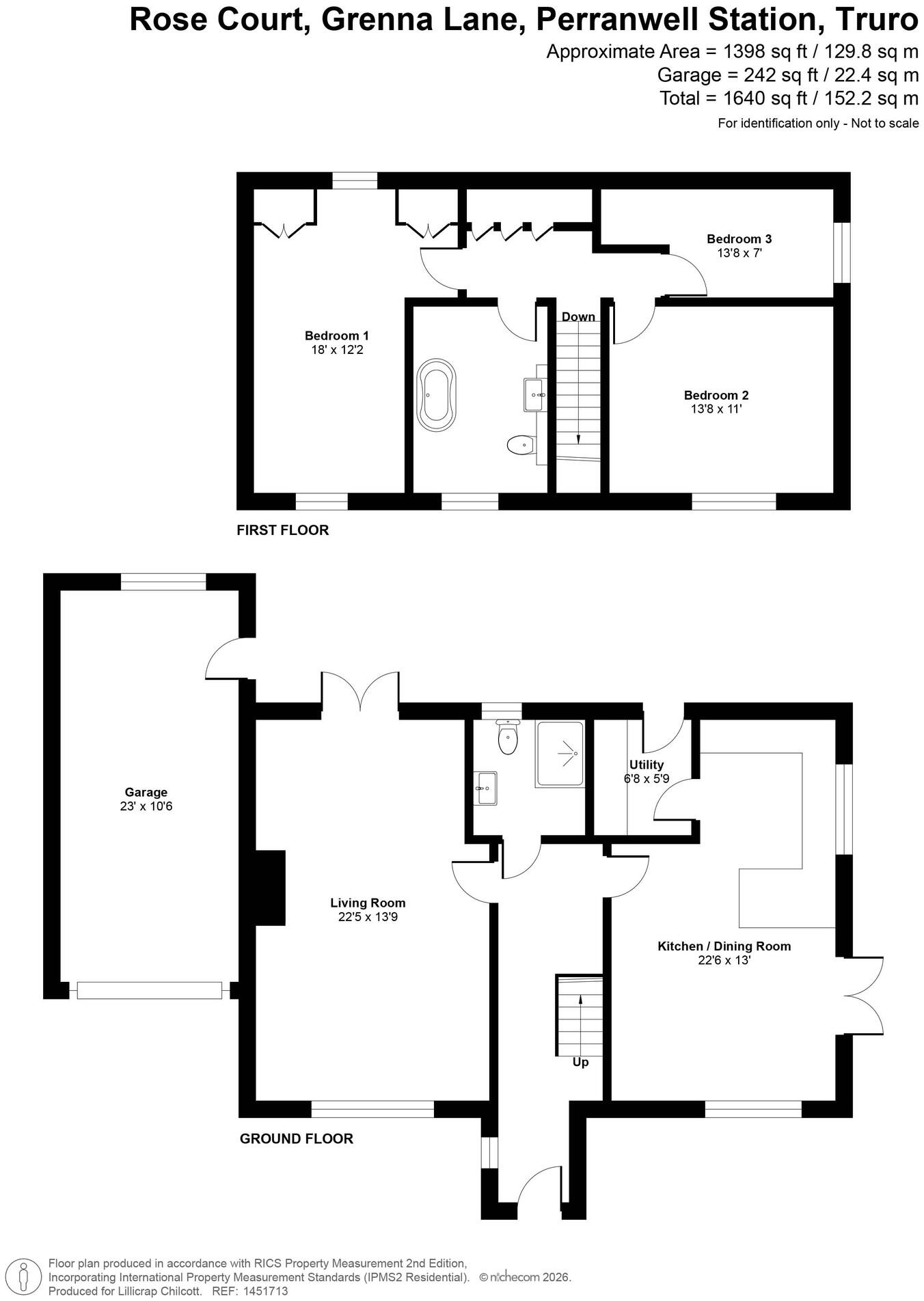 Perranwell Station, Truro, Cornwall floorplan
