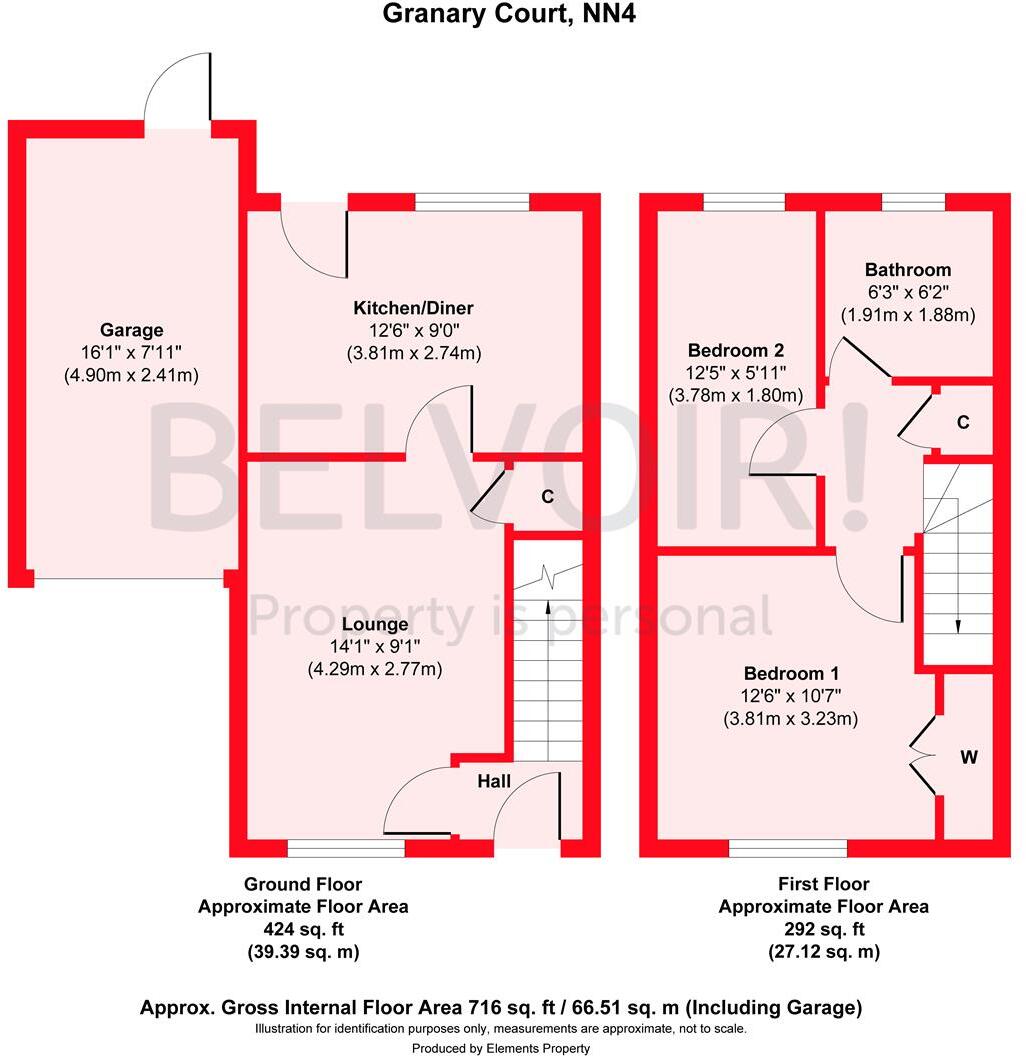 Granary Court, East Hunsbury floorplan