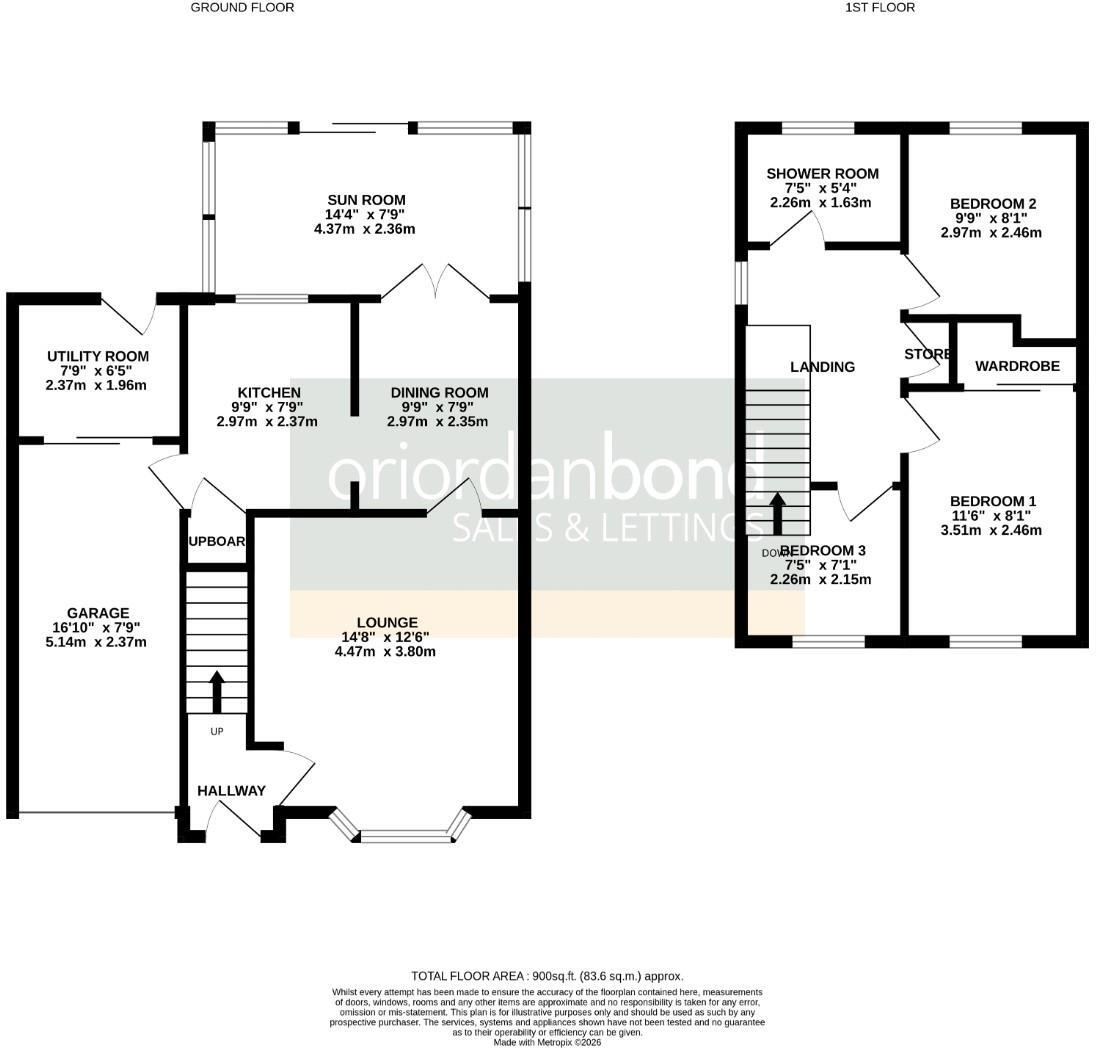 Woodrush Way, Moulton, Northampton NN3 floorplan