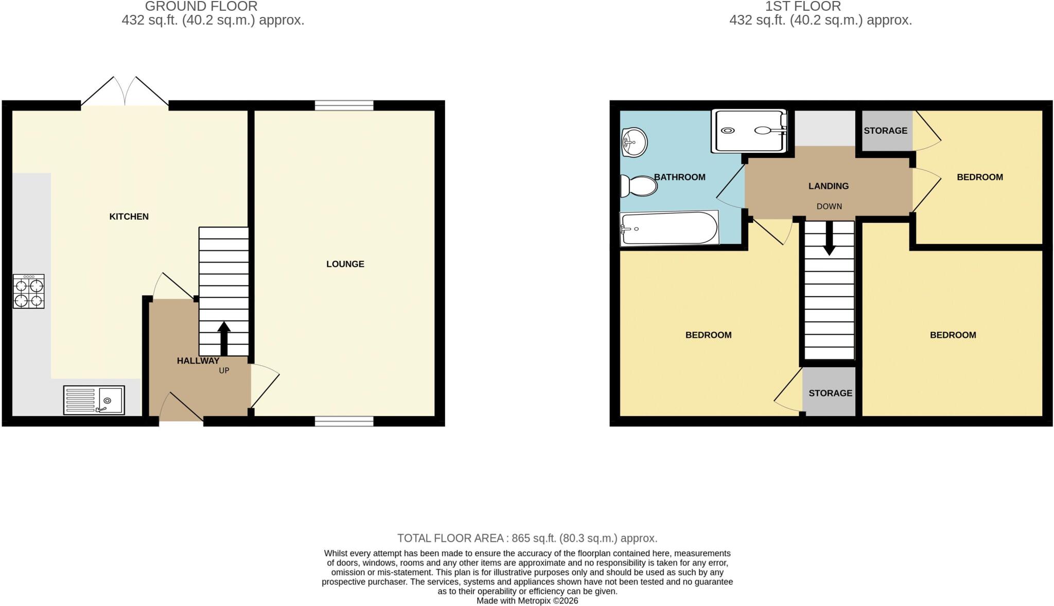 Foxland Road, Gatley floorplan