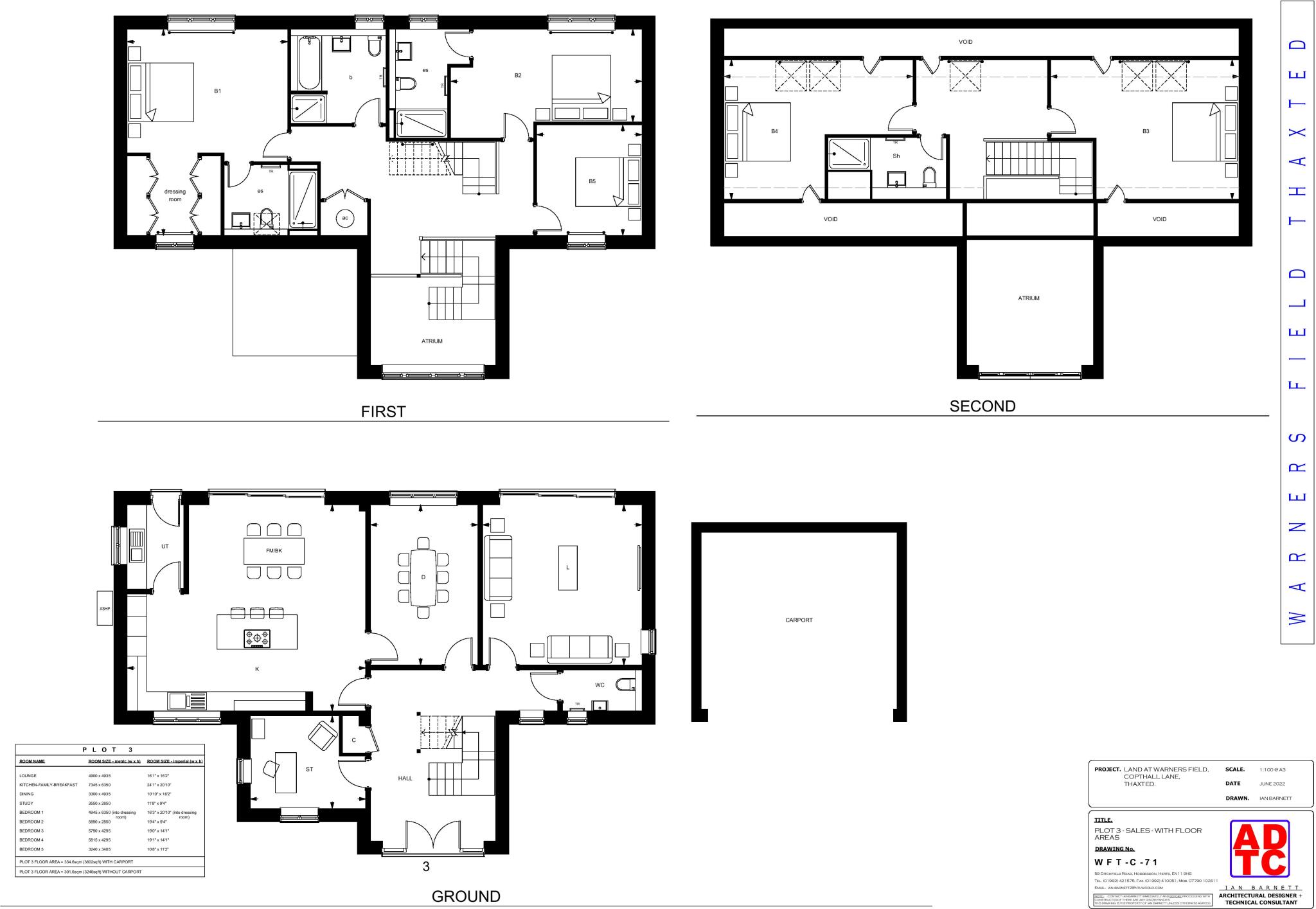 Warners Field, Thaxted, Essex, CM6 floorplan