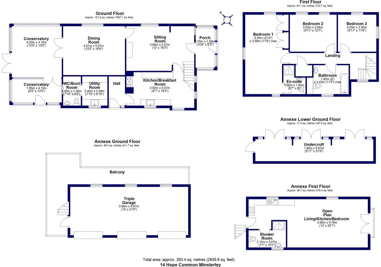 Hope Common, Minsterley, Shrewsbury floorplan